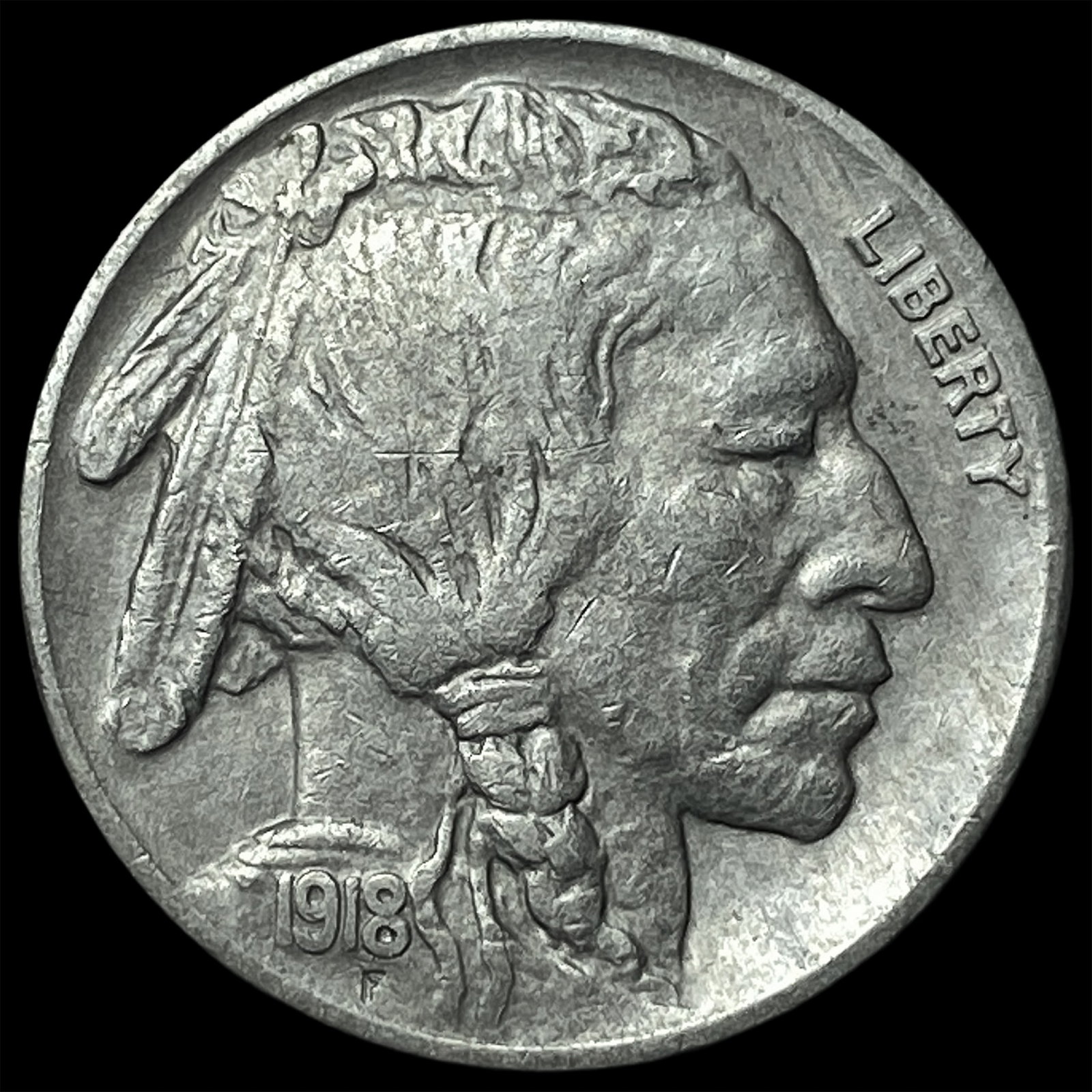 1918 Buffalo Nickel CLOSELY UNCIRCULATED: 1918 Buffalo Nickel CLOSELY UNCIRCULATED