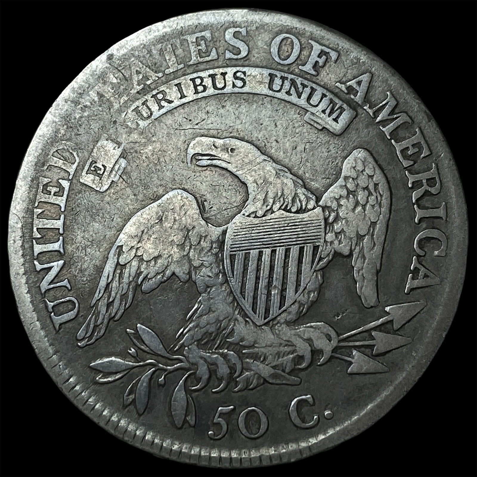 1809 Capped Bust Half Dollar ABOUT UNCIRCULATED - 2