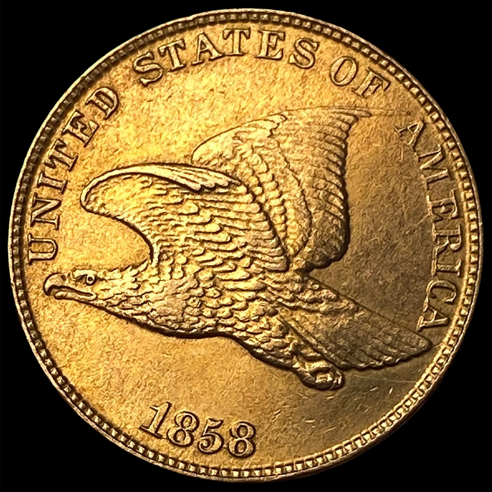 1858 Flying Eagle Cent HIGH GRADE: 1858 Flying Eagle Cent HIGH GRADE