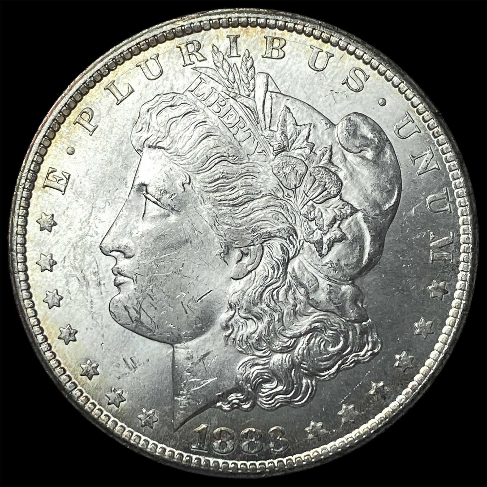 1883-CC Silver Morgan Dollar GEM BU: 1883-CC Silver Morgan Dollar GEM BU