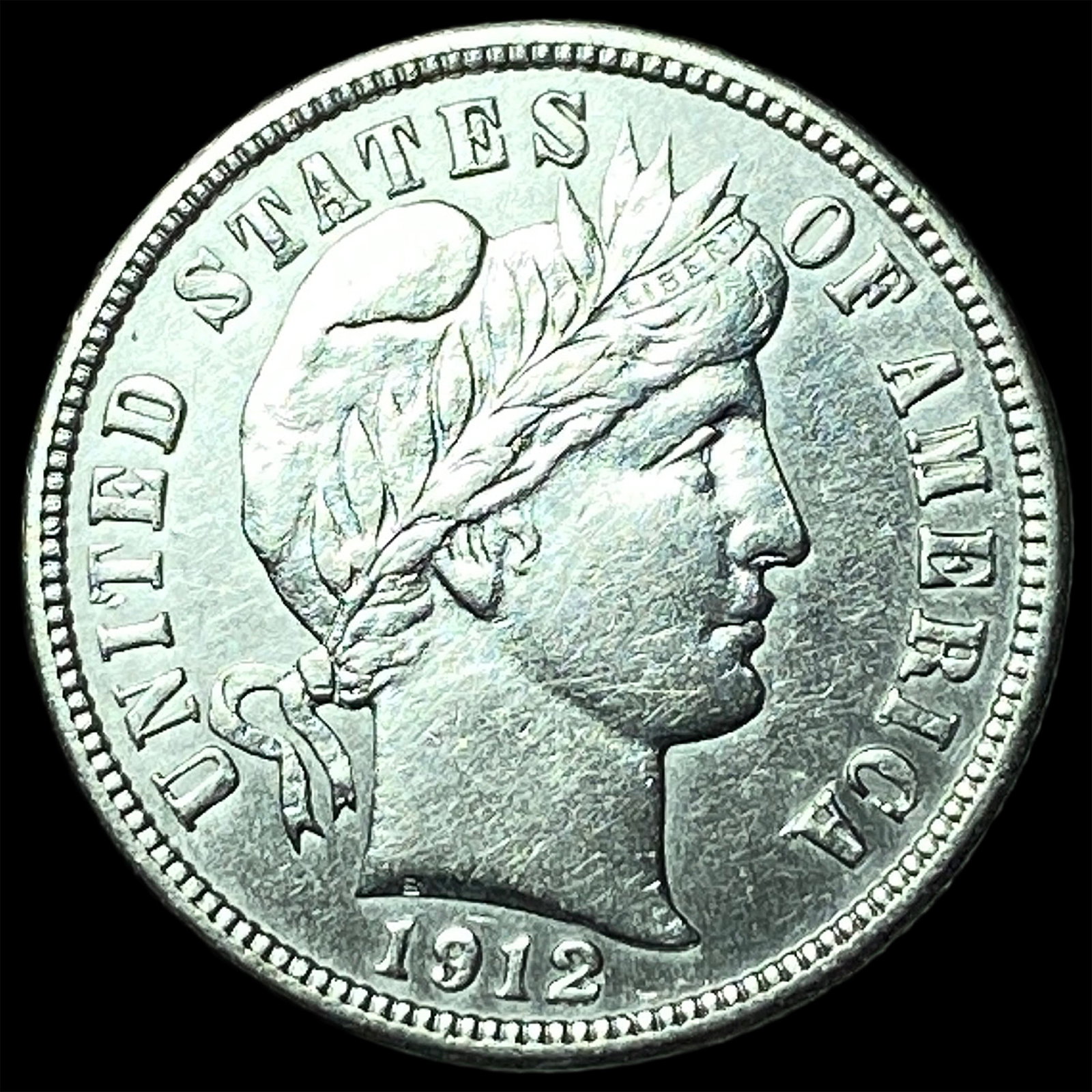 1912-D Silver Barber Dime UNCIRCULATED