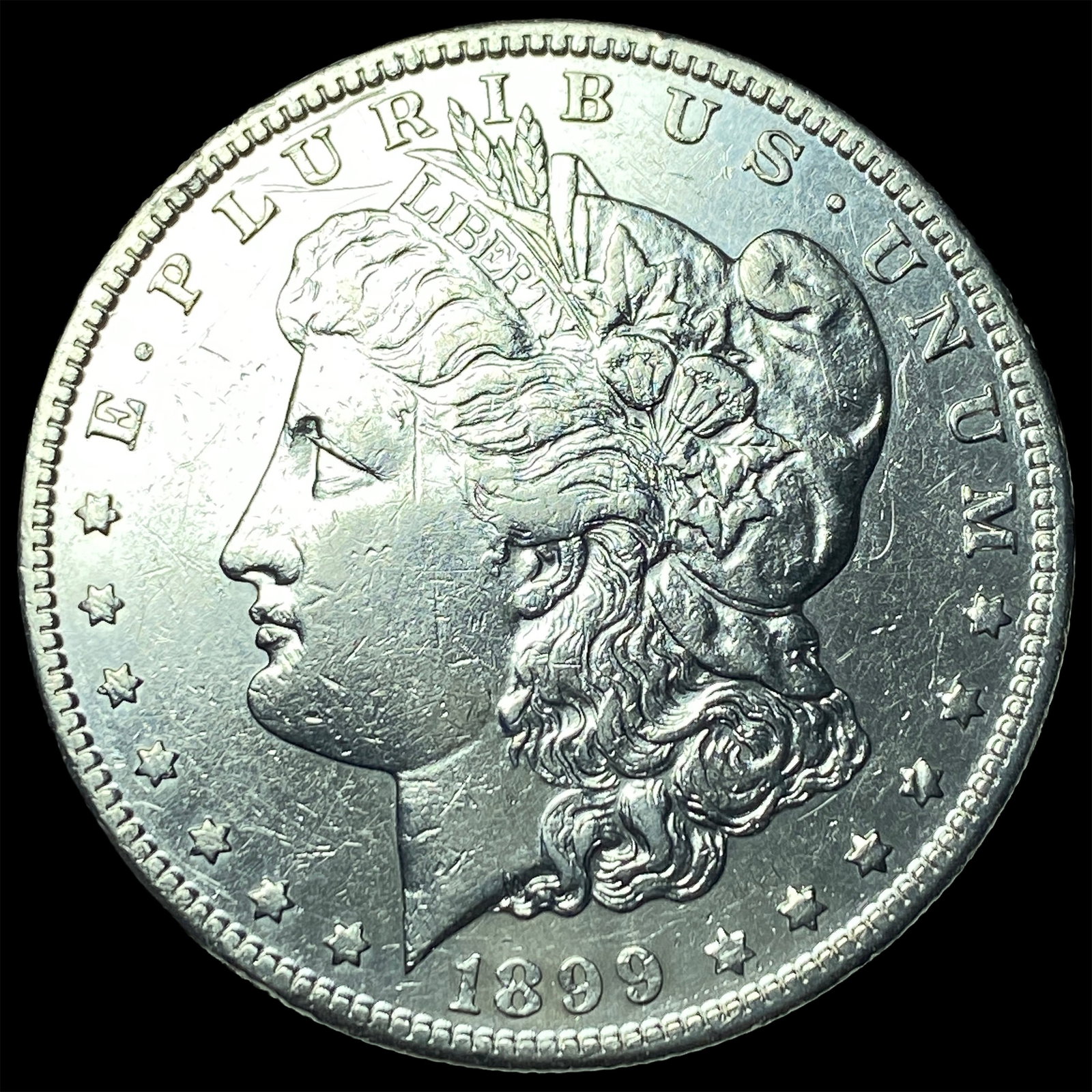 1899-S Silver Morgan Dollar CLOSELY UNCIRCULATED: 1899-S Silver Morgan Dollar CLOSELY UNCIRCULATED