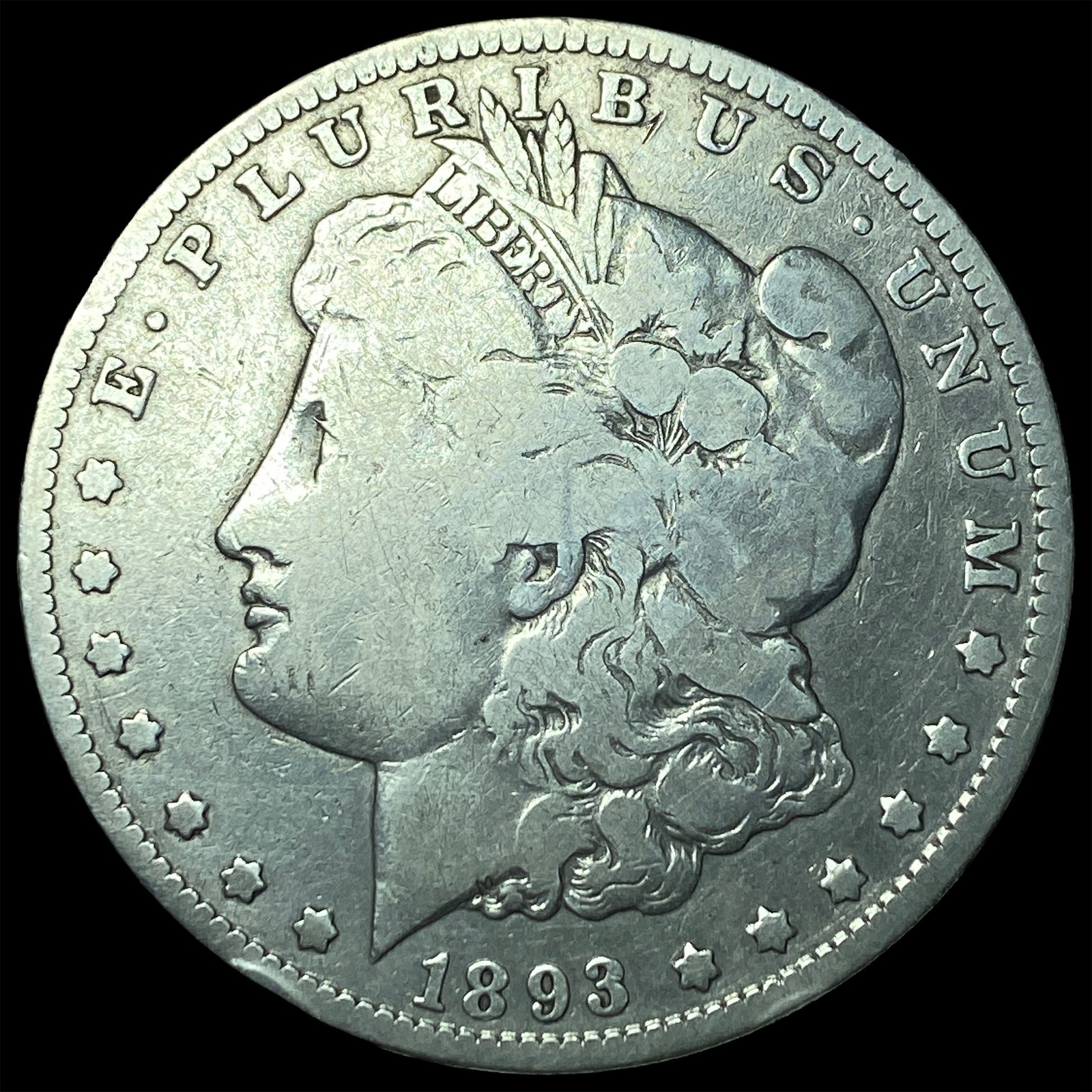 1893-O Silver Morgan Dollar LIGHTLY CIRCULATED: 1893-O Silver Morgan Dollar LIGHTLY CIRCULATED