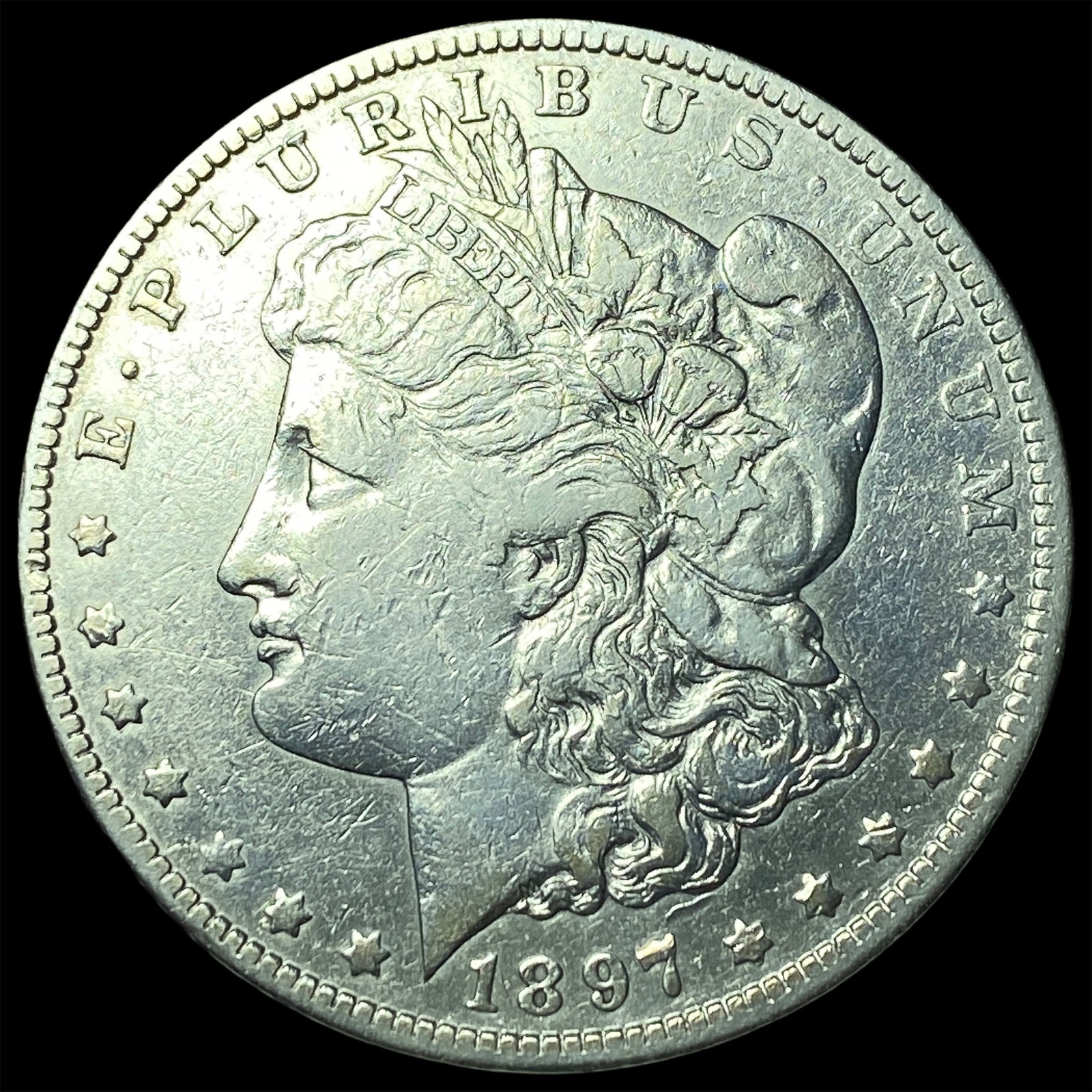 1897-O Silver Morgan Dollar CLOSELY UNCIRCULATED: 1897-O Silver Morgan Dollar CLOSELY UNCIRCULATED