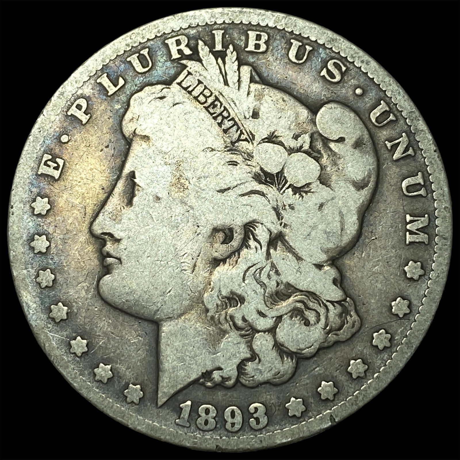 1893-CC Silver Morgan Dollar LIGHTLY CIRCULATED: 1893-CC Silver Morgan Dollar LIGHTLY CIRCULATED