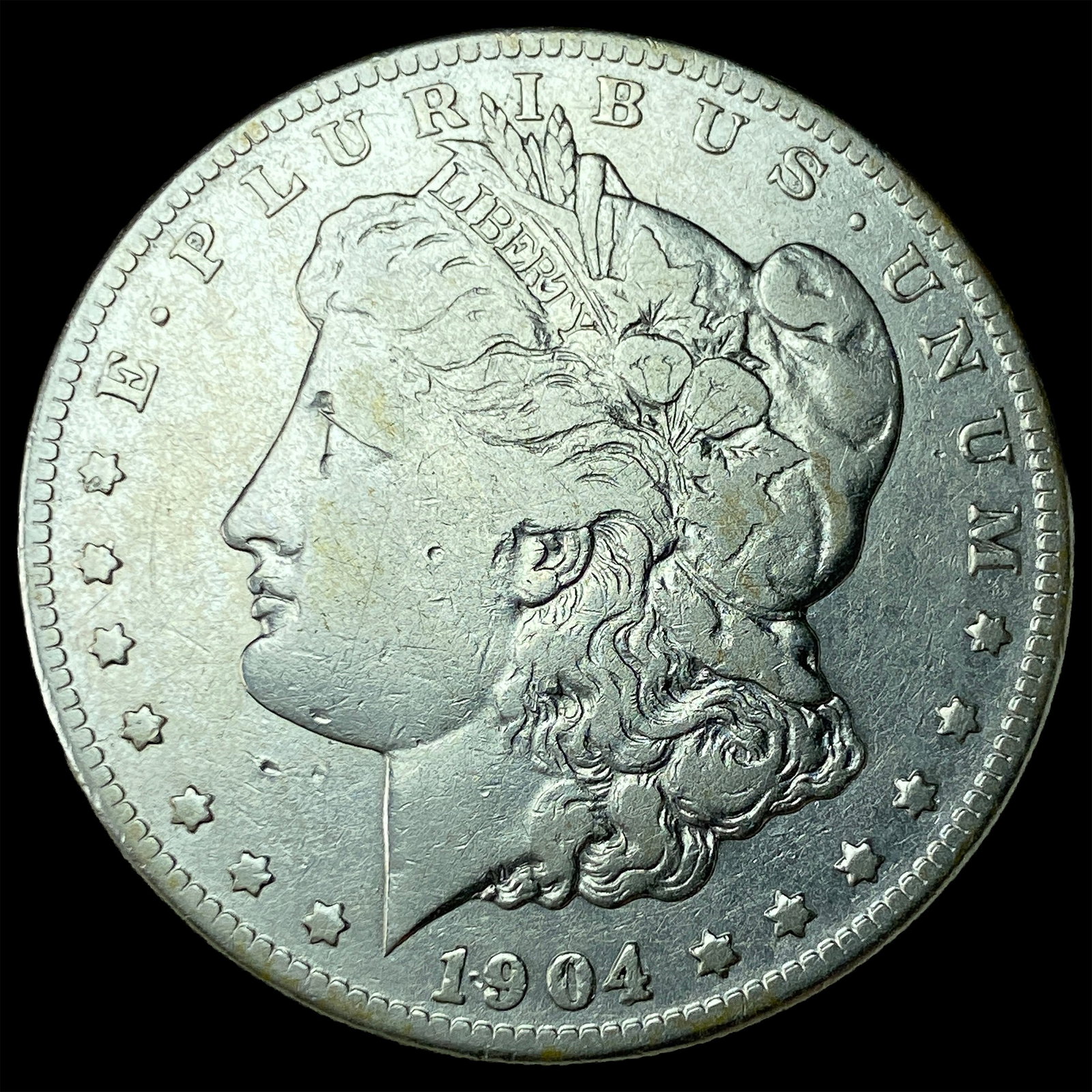 1904-S Silver Morgan Dollar LIGHTLY CIRCULATED: 1904-S Silver Morgan Dollar LIGHTLY CIRCULATED