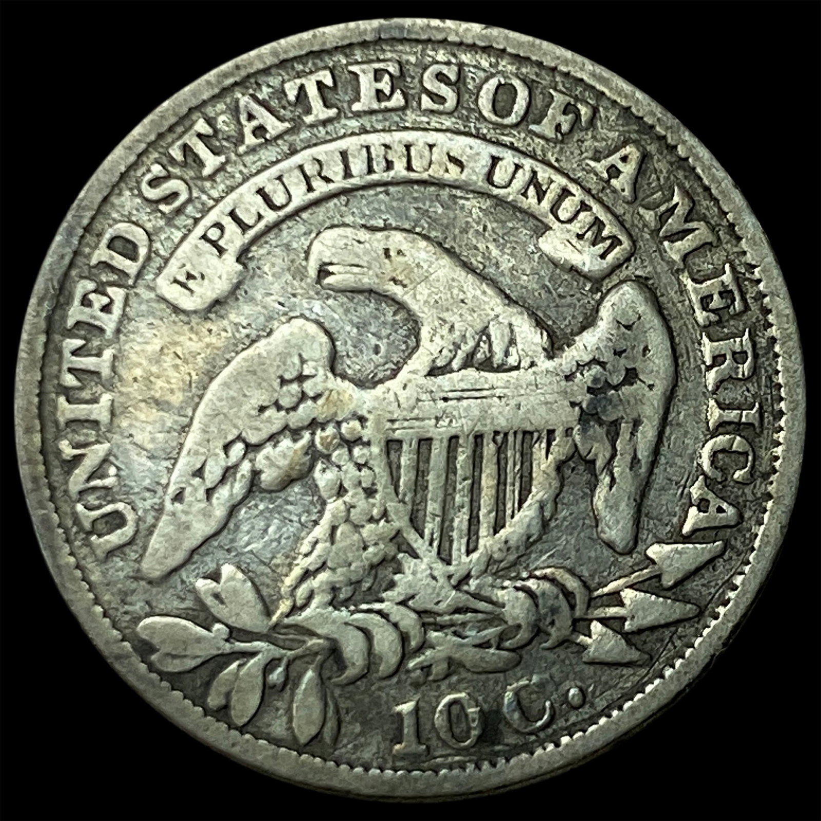 1832 Capped Bust Dime LIGHTLY CIRCULATED - 2