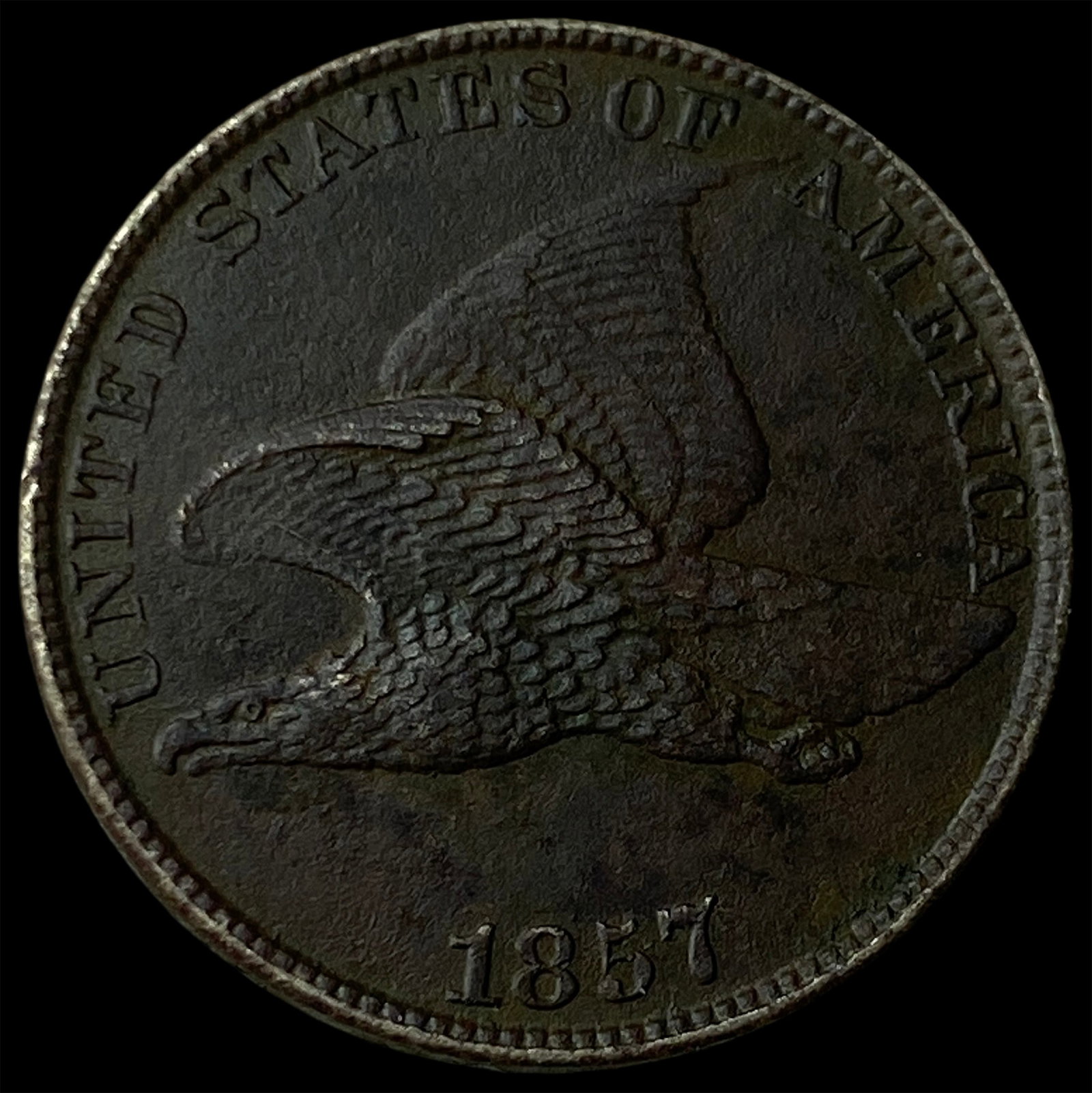 1857 Flying Eagle Cent UNCIRCULATED (1 of 2)