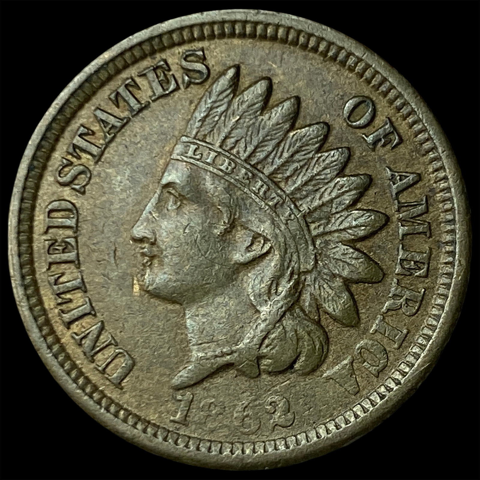 1862 Indian Head Cent UNCIRCULATED (1 of 2)