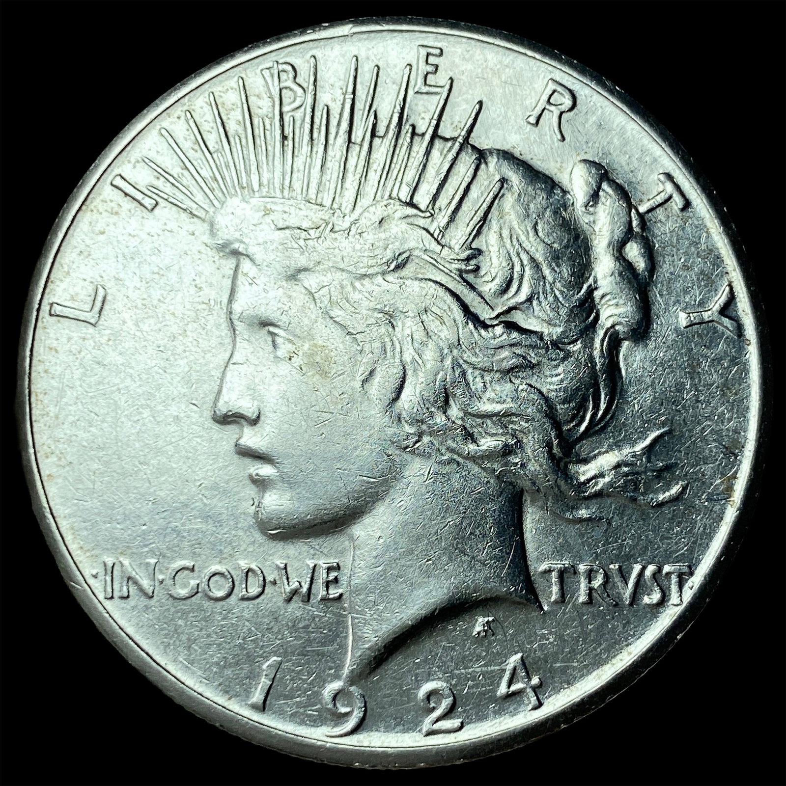 1924-S Peace Silver Dollar CLOSELY UNCIRCULATED