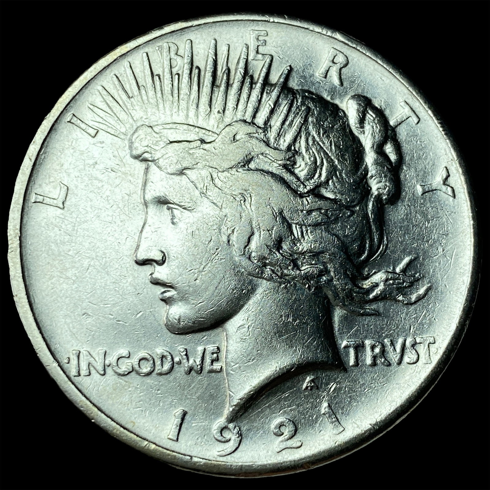 1921 Silver Peace Dollar CHOICE AU (1 of 2)