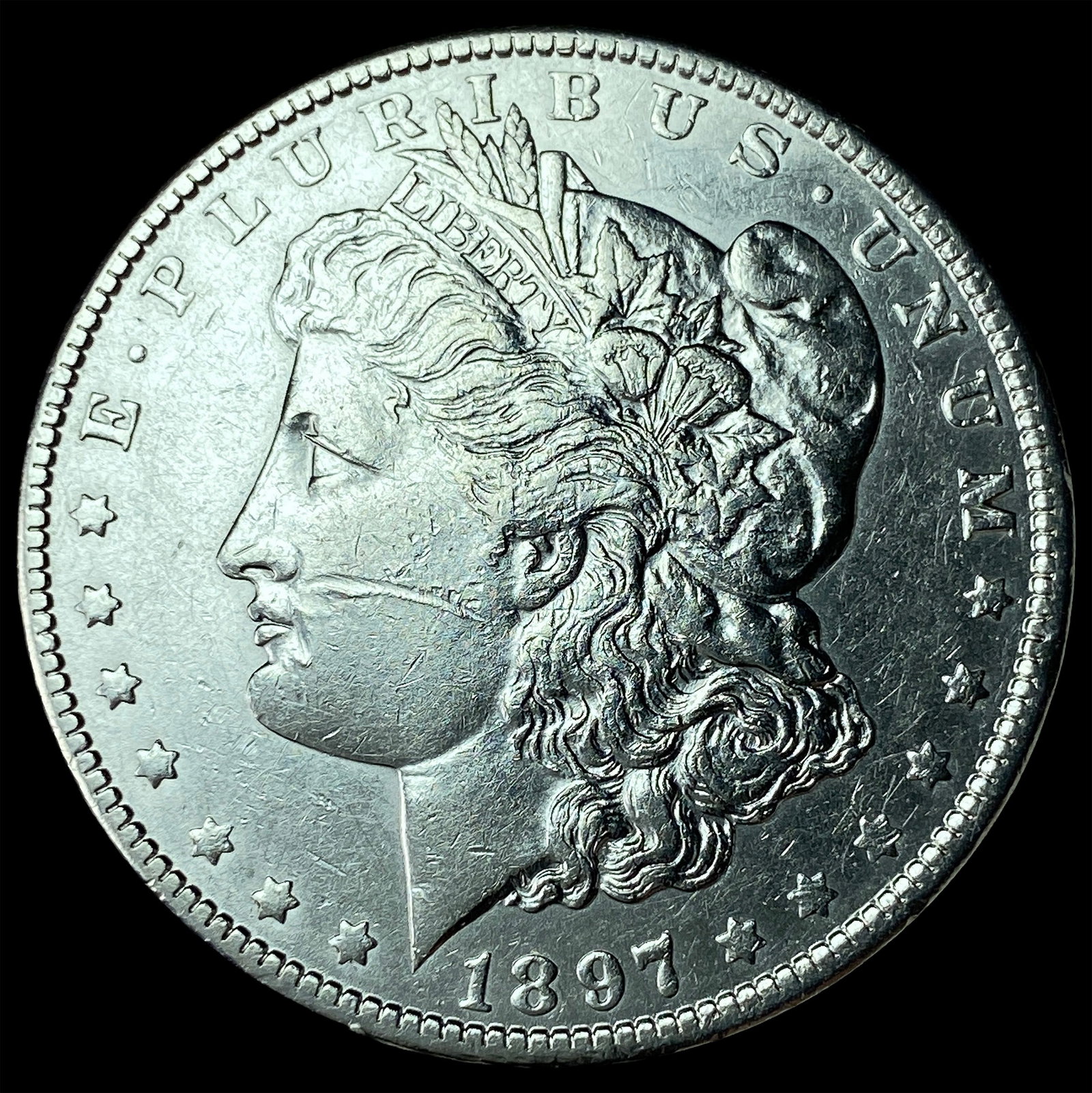 1897-O Silver Morgan Dollar CLOSELY UNCIRCULATED: 1897-O Silver Morgan Dollar CLOSELY UNCIRCULATED