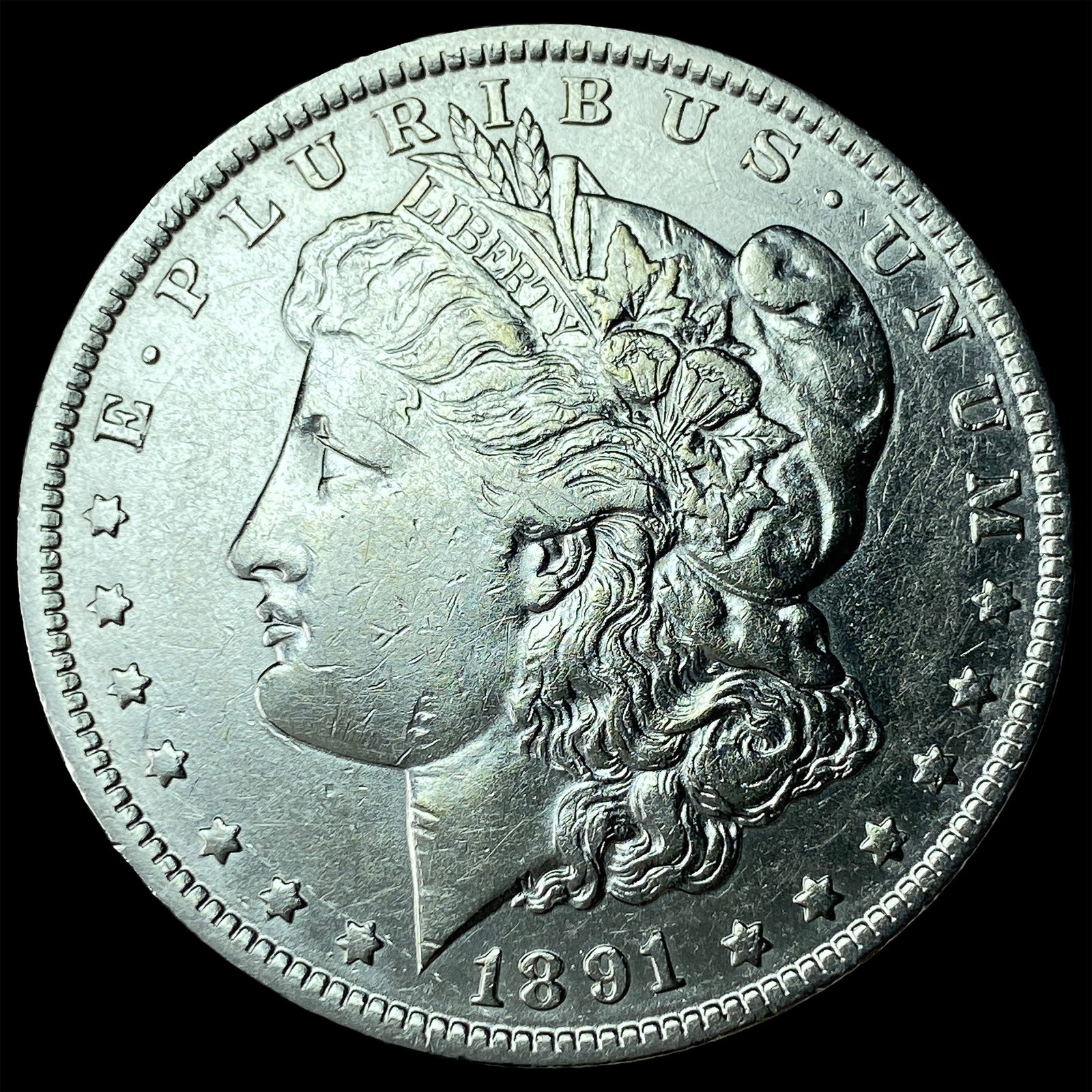 1891-O Silver Morgan Dollar CLOSELY UNCIRCULATED: 1891-O Silver Morgan Dollar CLOSELY UNCIRCULATED