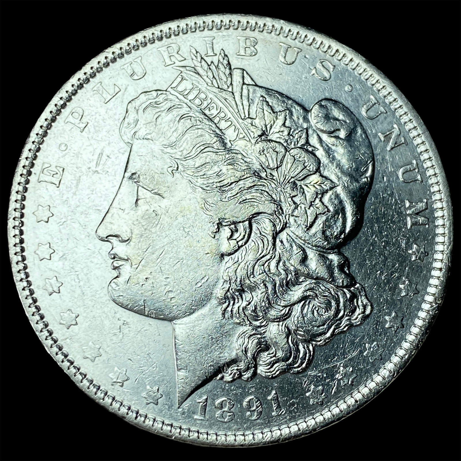 1891-O Silver Morgan Dollar CLOSELY UNCIRCULATED: 1891-O Silver Morgan Dollar CLOSELY UNCIRCULATED