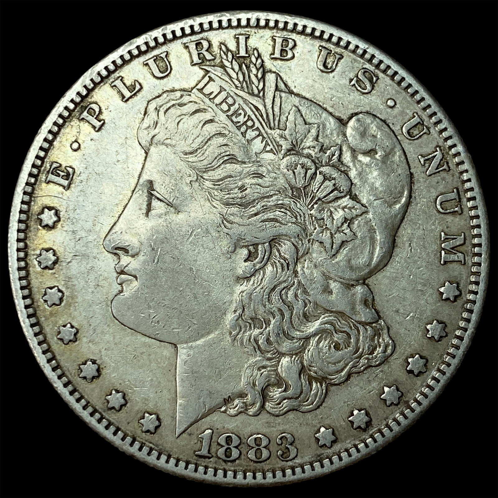 1883-S Silver Morgan Dollar NEARLY UNCIRCULATED: 1883-S Silver Morgan Dollar NEARLY UNCIRCULATED