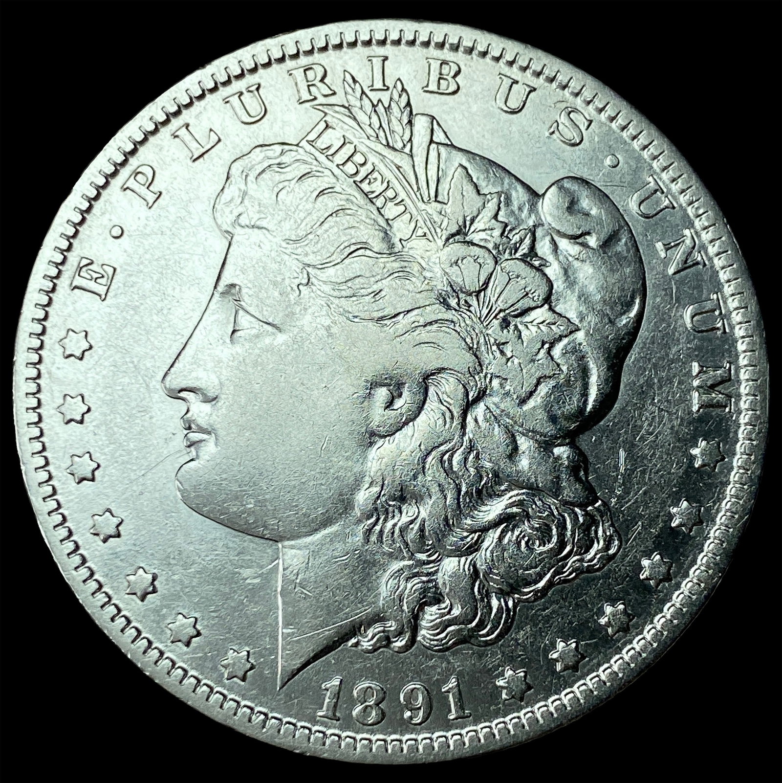 1891-O Silver Morgan Dollar CLOSELY UNCIRCULATED: 1891-O Silver Morgan Dollar CLOSELY UNCIRCULATED