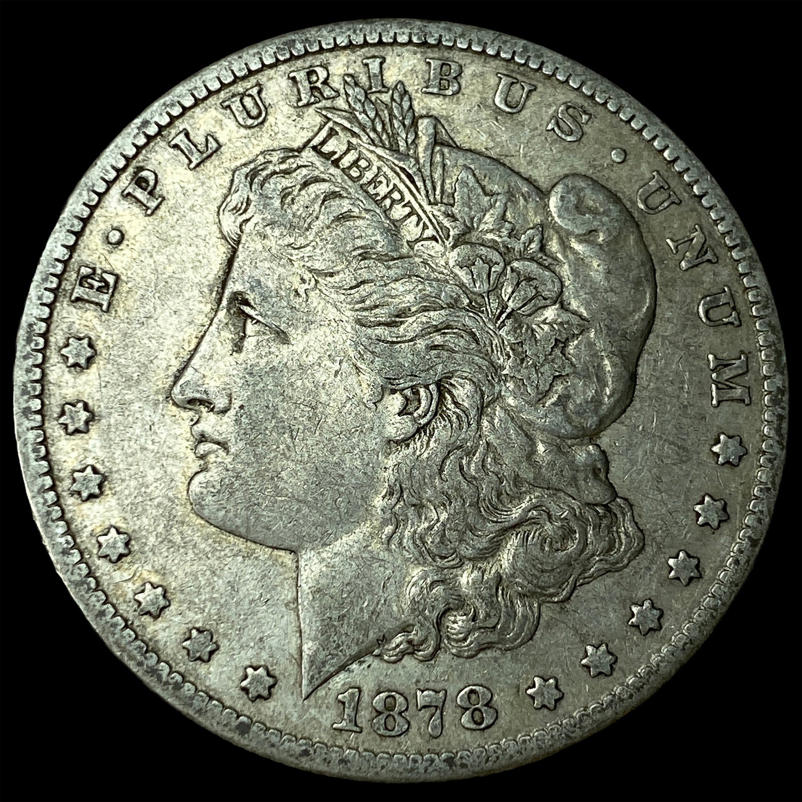 1878-CC Silver Morgan Dollar NEARLY UNCIRCULATED: 1878-CC Silver Morgan Dollar NEARLY UNCIRCULATED