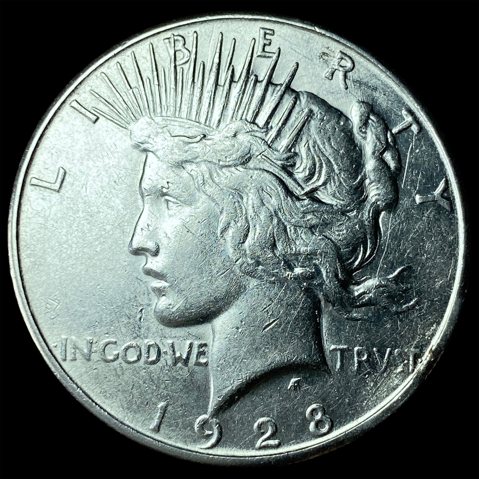 1928-S Silver Peace Dollar UNCIRCULATED