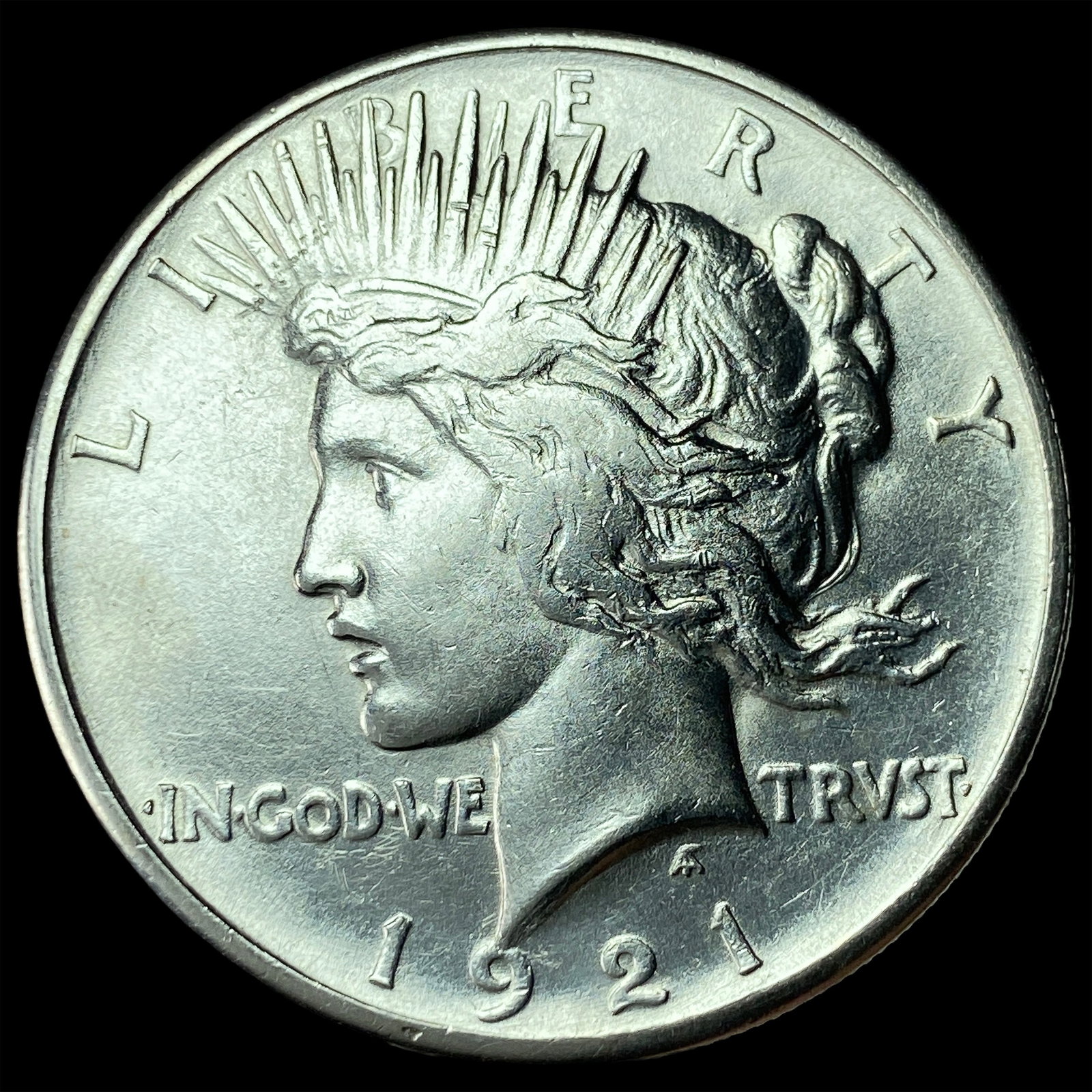 1921 Silver Peace Dollar CHOICE AU: 1921 Silver Peace Dollar CHOICE AU