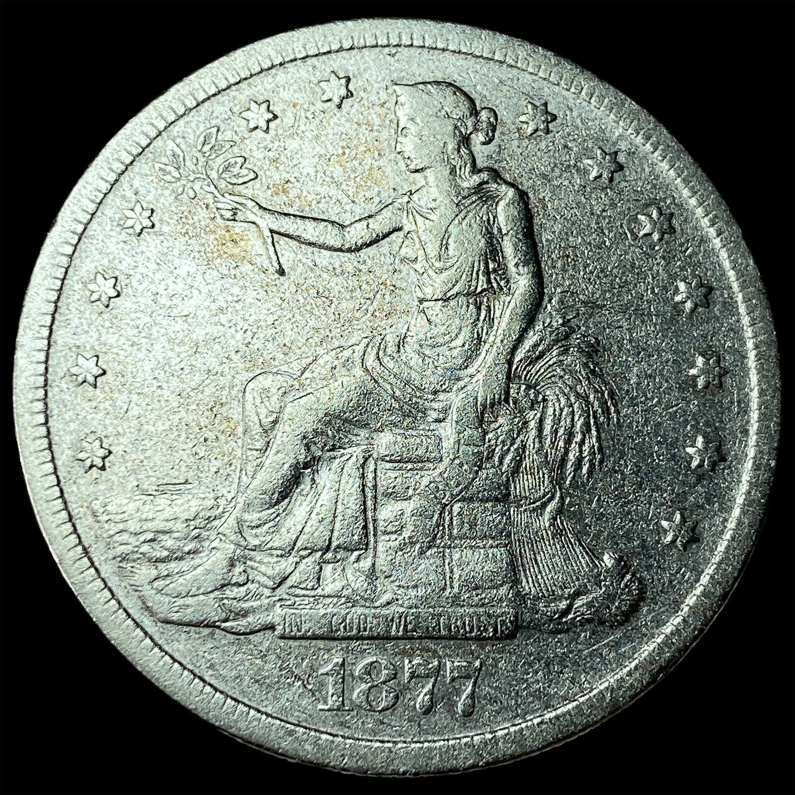 1877-S Silver Trade Dollar HIGH GRADE: 1877-S Silver Trade Dollar HIGH GRADE