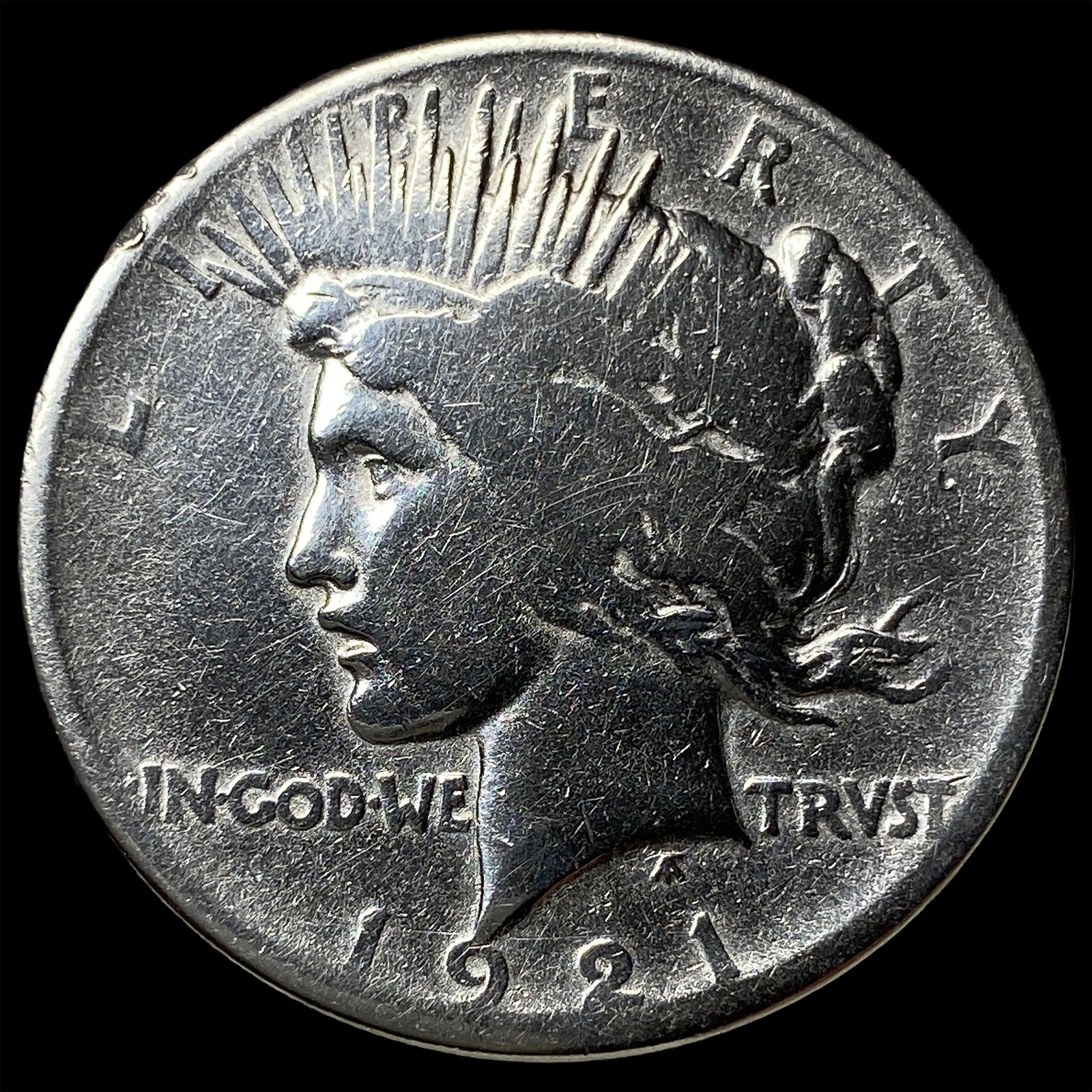 1921 Silver Peace Dollar NICELY CIRCULATED