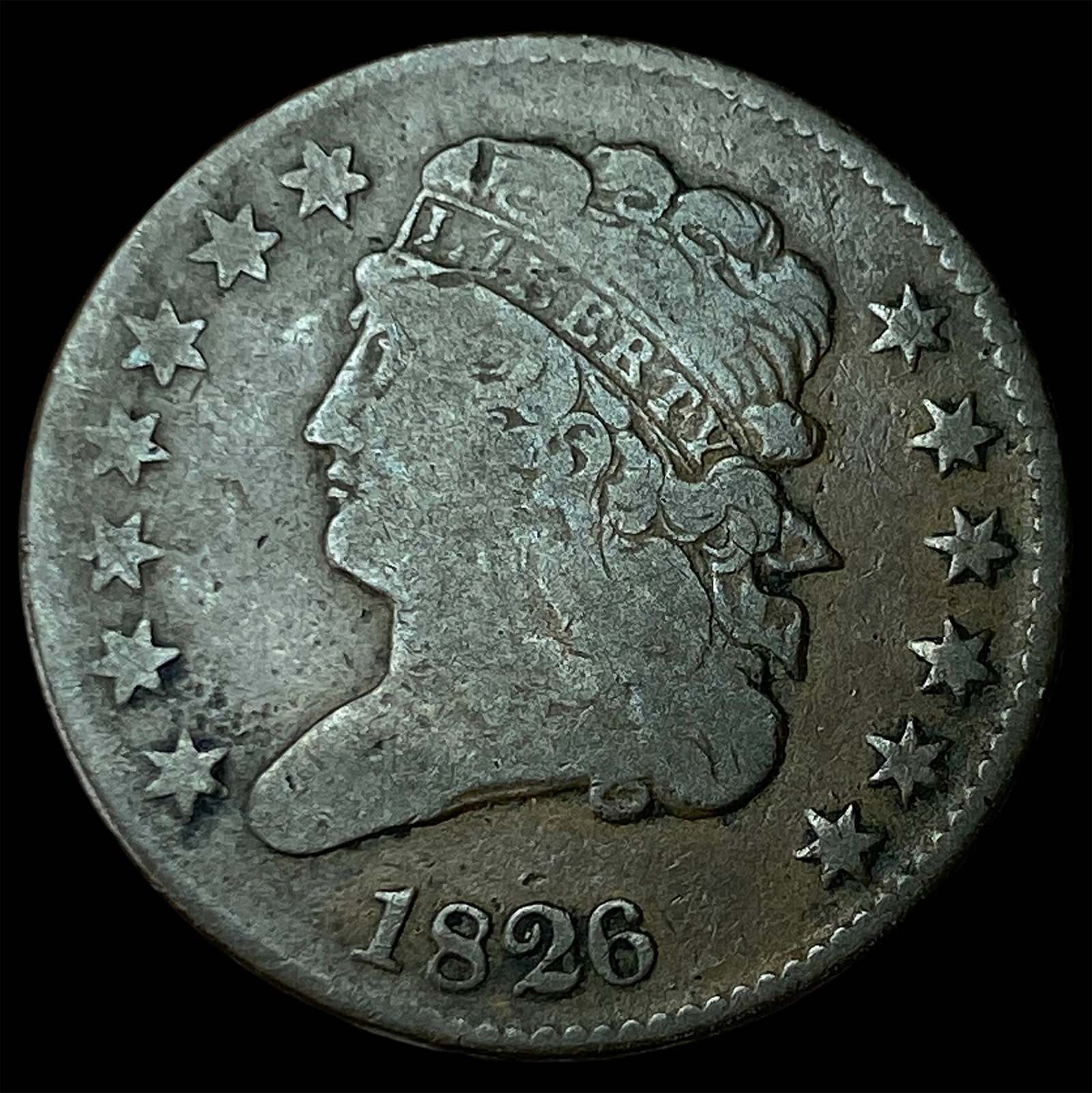 1826 Classic Head Half Cent LIGHTLY CIRCULATED: 1826 Classic Head Half Cent LIGHTLY CIRCULATED