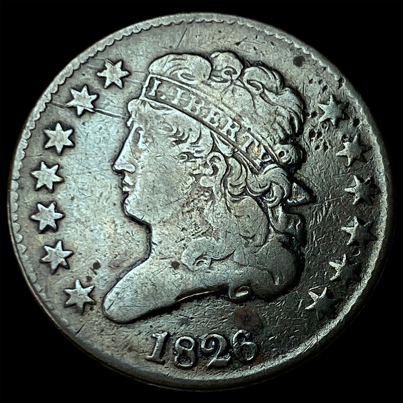 1826 Classic Head Half Cent LIGHTLY CIRCULATED: 1826 Classic Head Half Cent LIGHTLY CIRCULATED