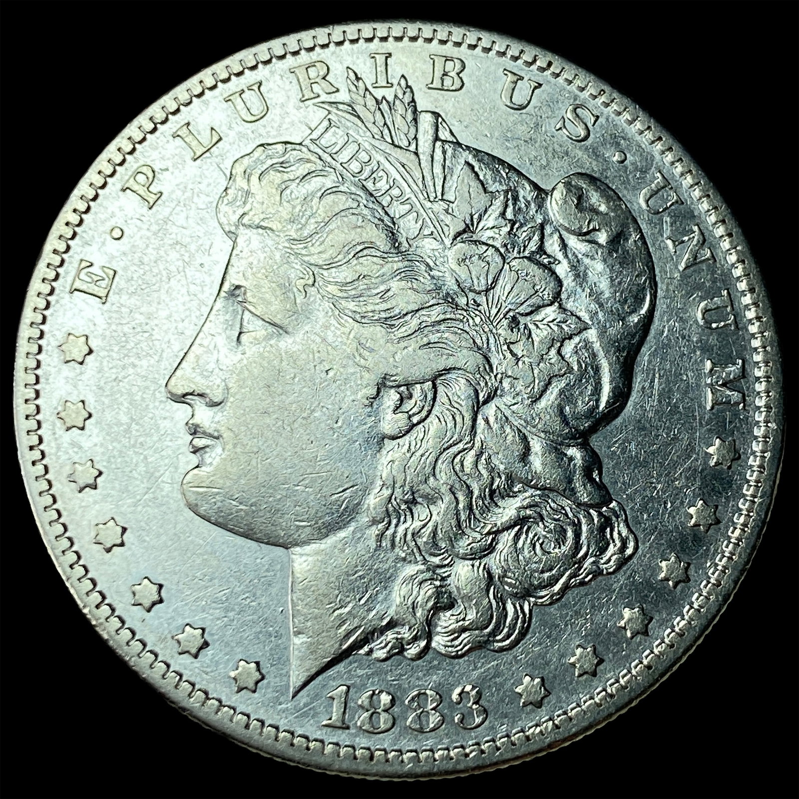 1883-S Silver Morgan Dollar CLOSELY UNCIRCULATED: 1883-S Silver Morgan Dollar CLOSELY UNCIRCULATED