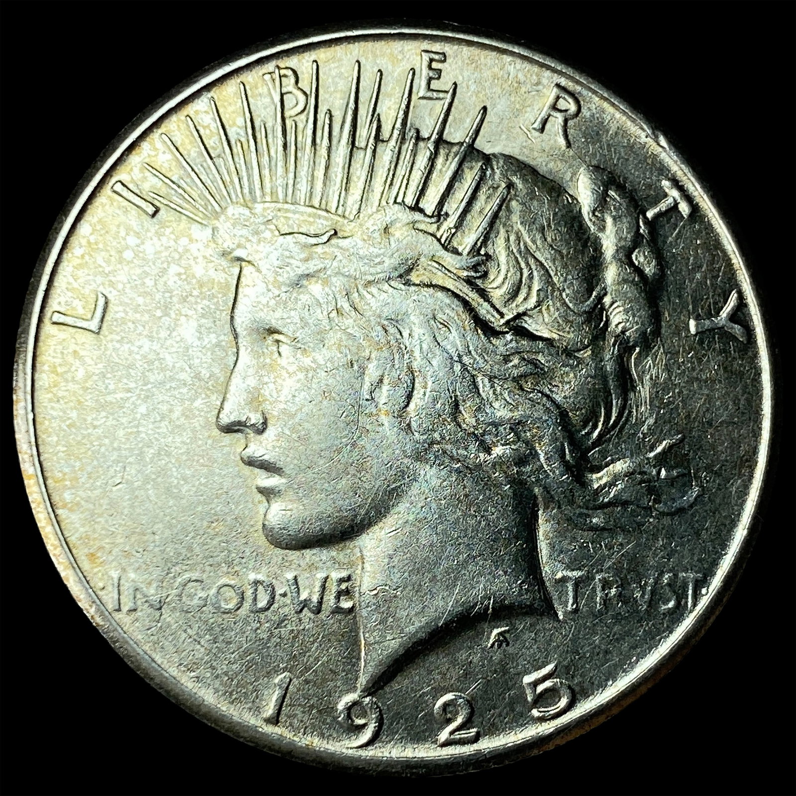 1925-S Silver Peace Dollar CLOSELY UNCIRCULATED: 1925-S Silver Peace Dollar CLOSELY UNCIRCULATED