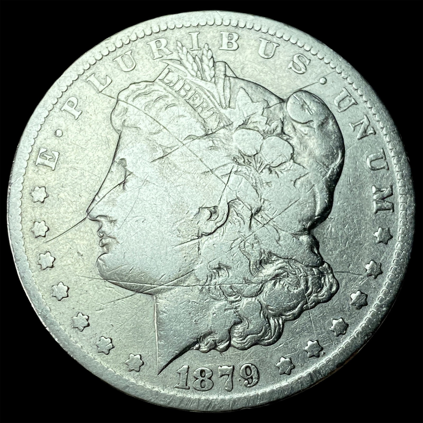 1879-CC Silver Morgan Dollar NICELY CIRCULATED: 1879-CC Silver Morgan Dollar NICELY CIRCULATED