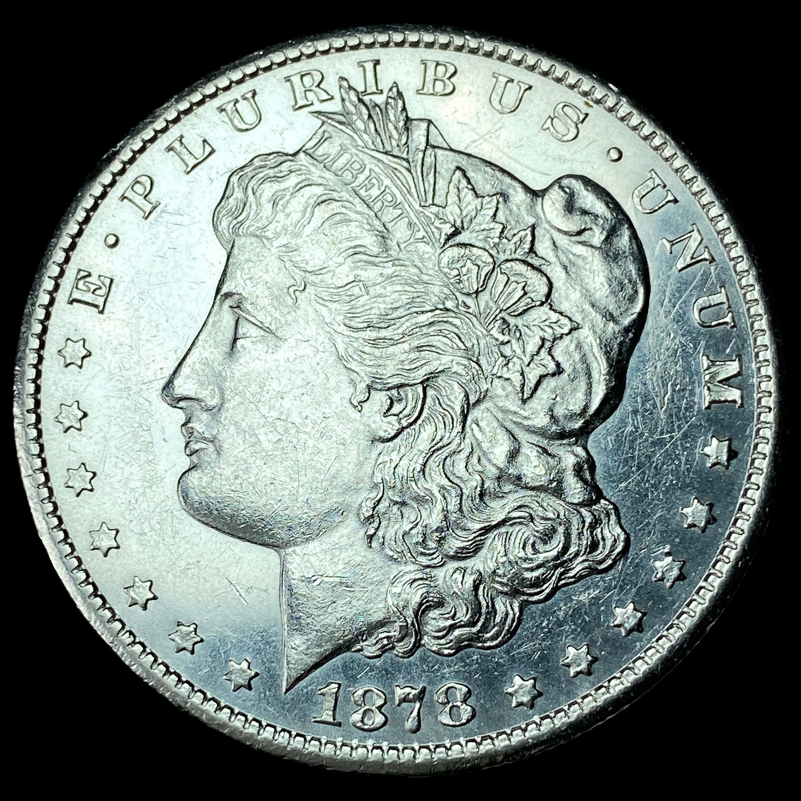 1878-CC Silver Morgan Dollar CHOICE AU: 1878-CC Silver Morgan Dollar CHOICE AU