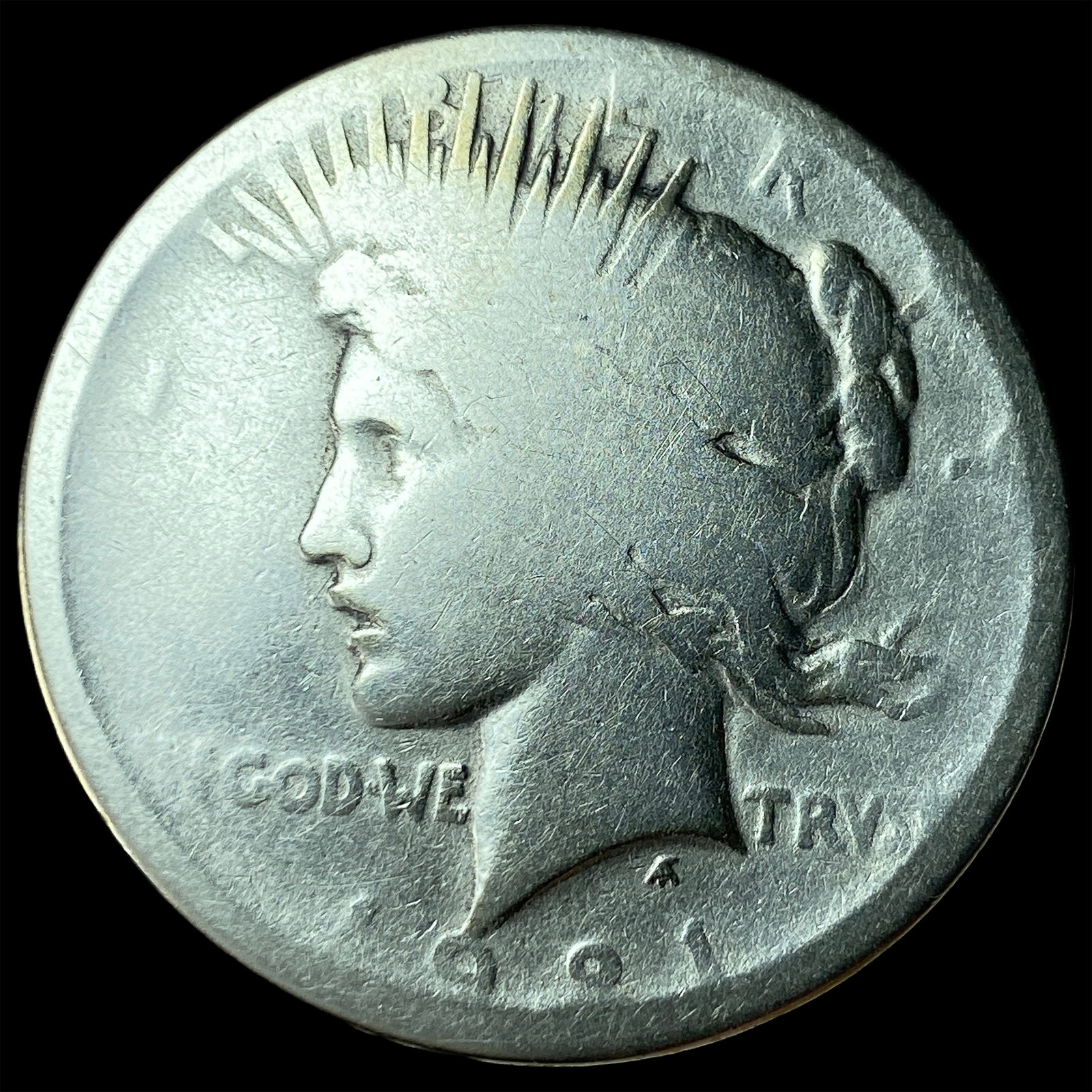 1921 Peace Silver Dollar NICELY CIRCULATED