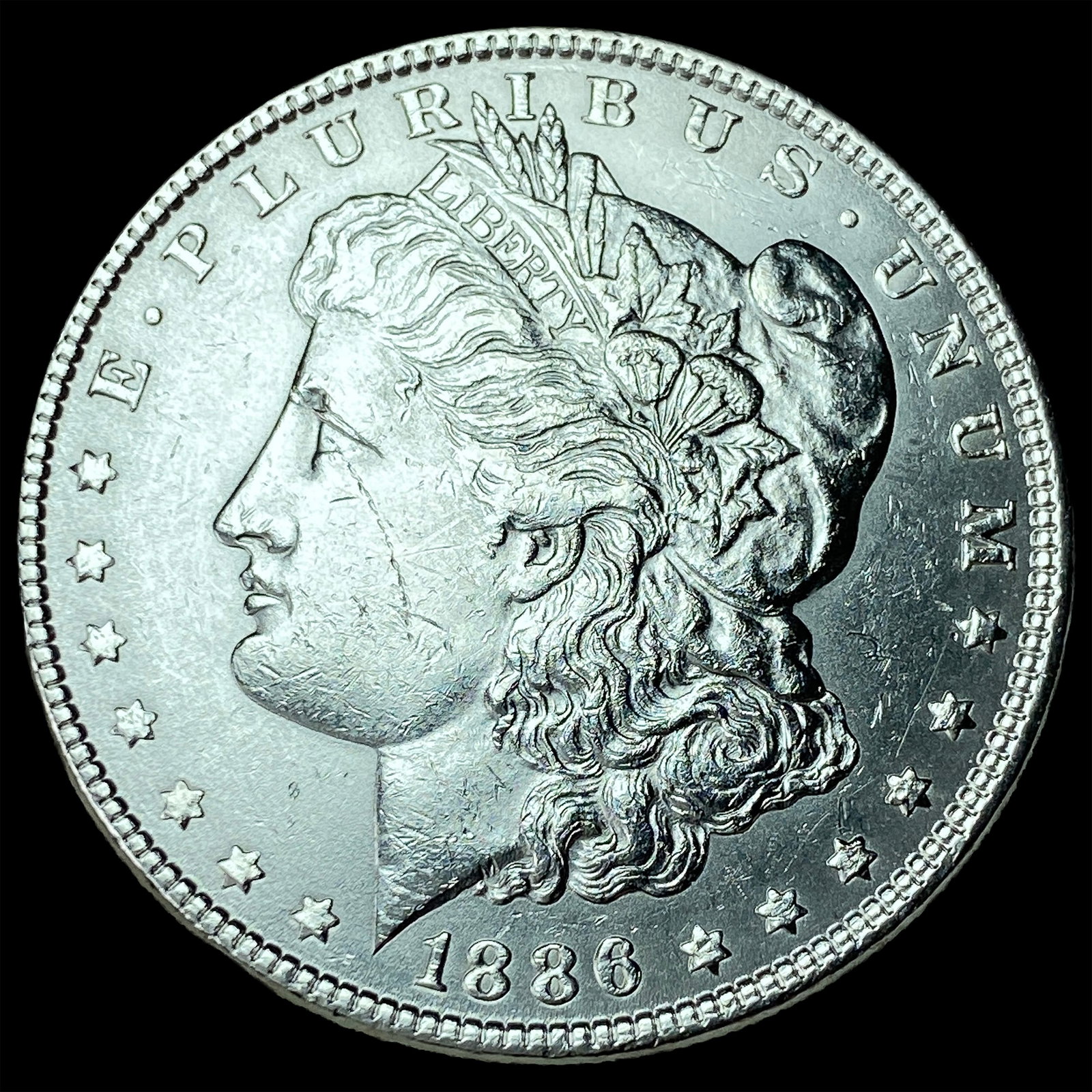 1886 Silver Morgan Dollar UNCIRCULATED: 1886 Silver Morgan Dollar UNCIRCULATED