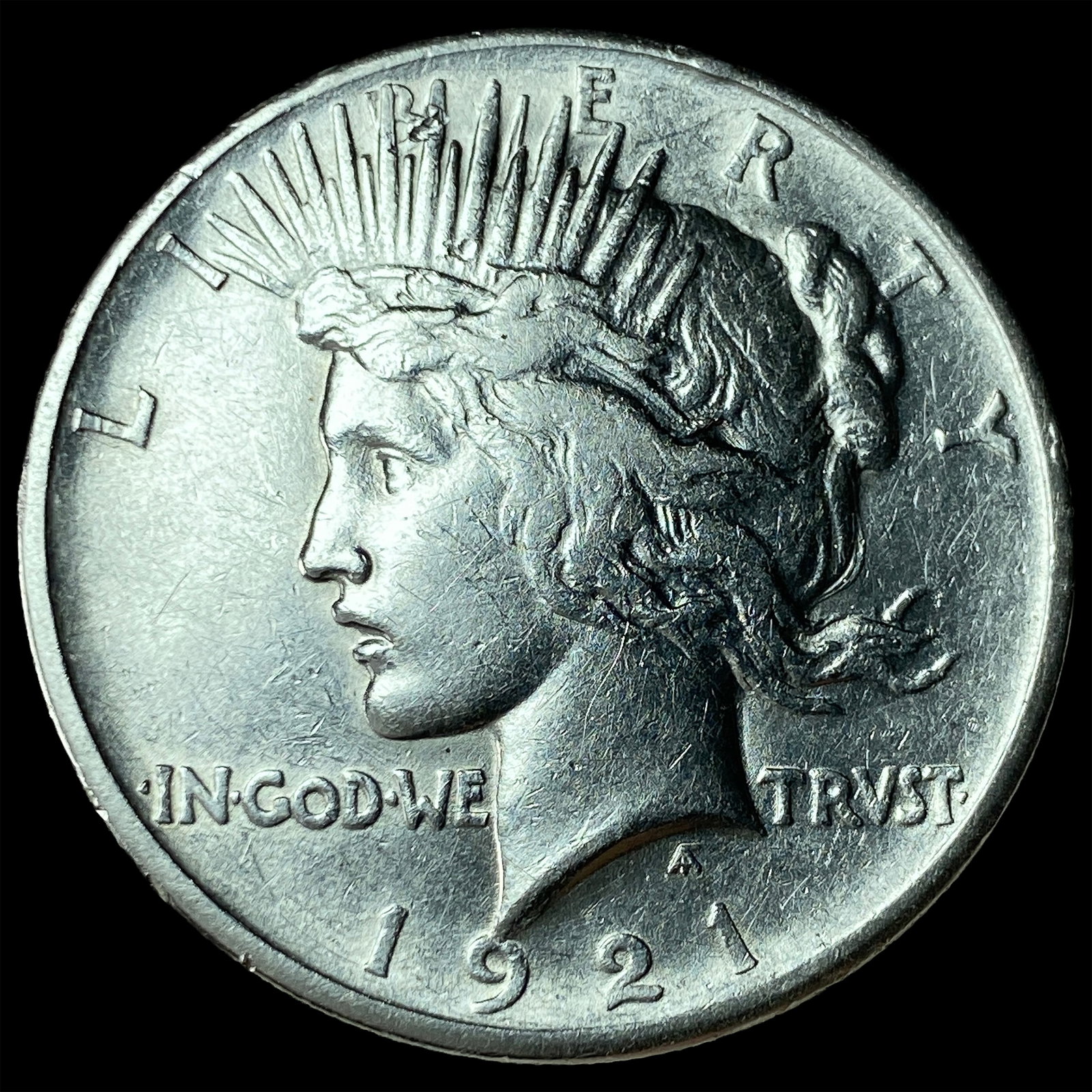 1921 Silver Peace Dollar CHOICE AU