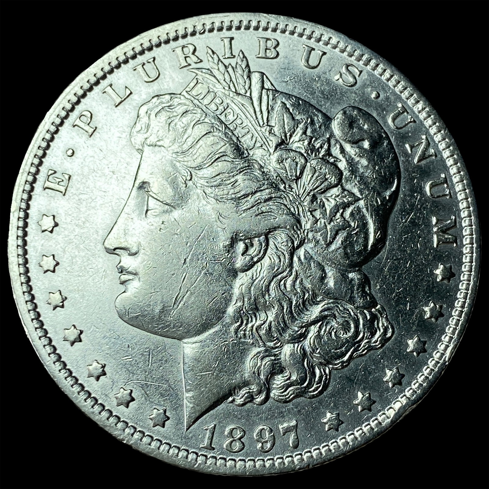 1897-O Silver Morgan Dollar CLOSELY UNCIRCULATED: 1897-O Silver Morgan Dollar CLOSELY UNCIRCULATED