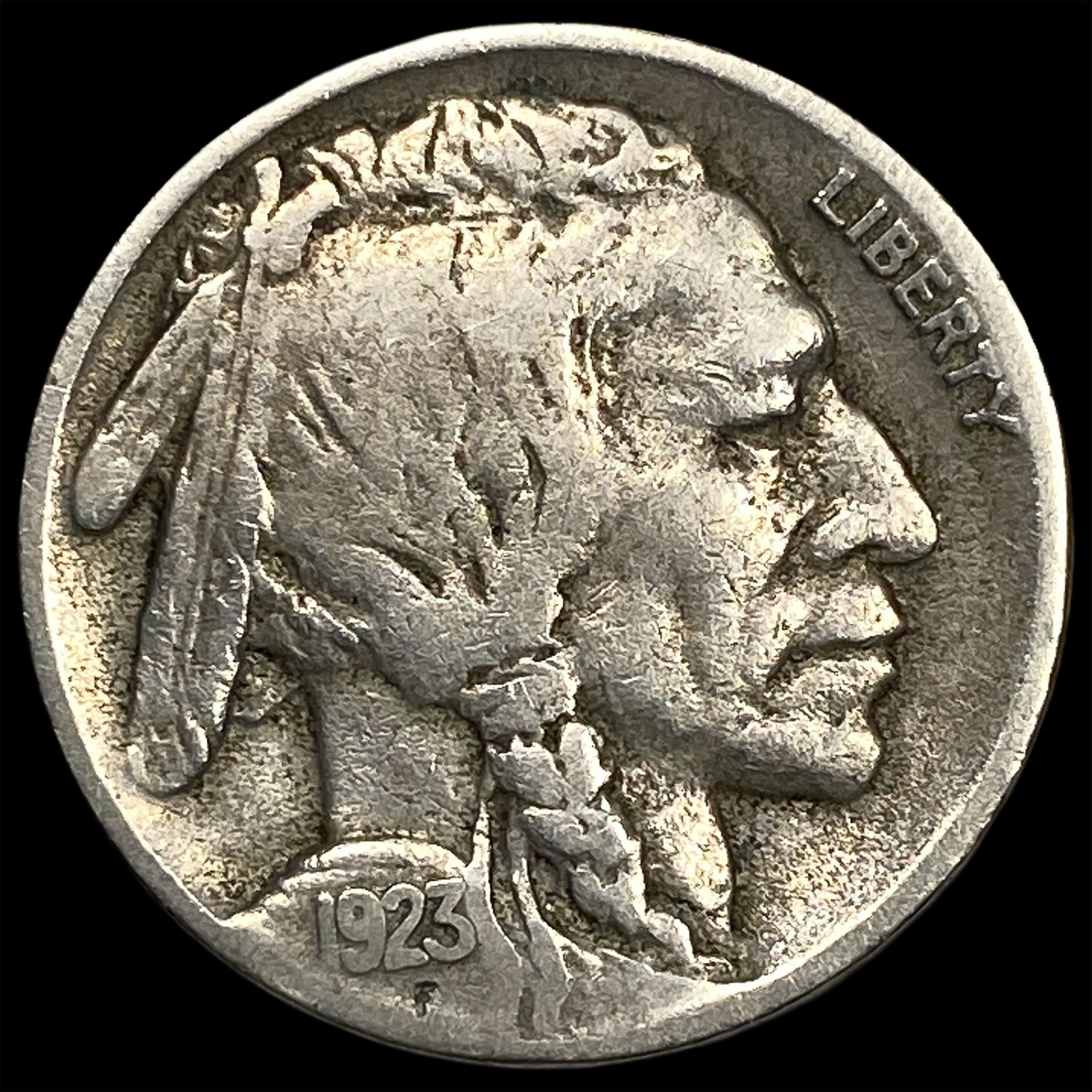 1923-S Buffalo Nickel LIGHTLY CIRCULATED: 1923-S Buffalo Nickel LIGHTLY CIRCULATED