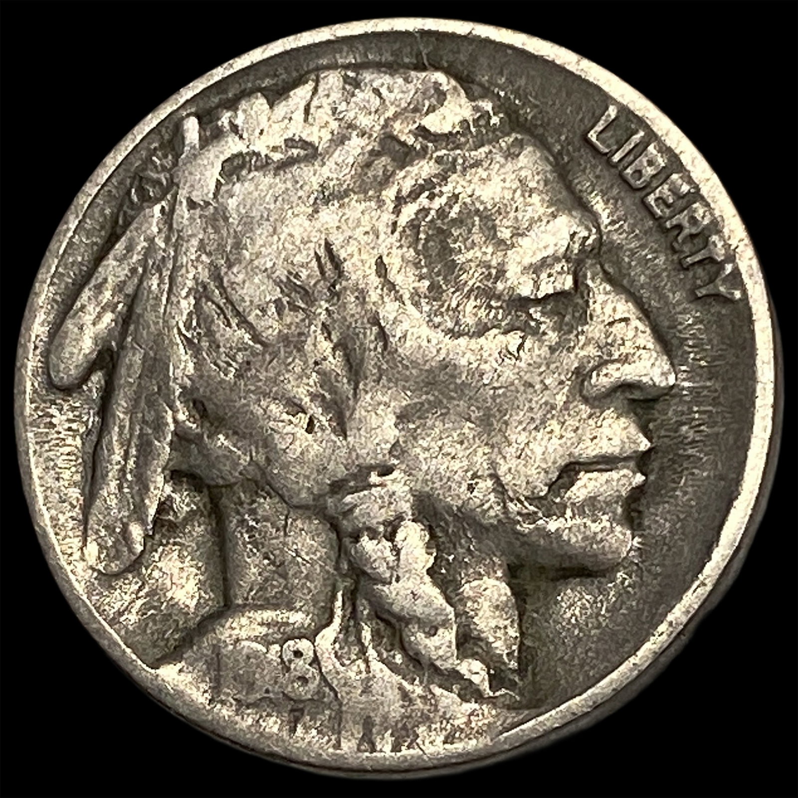 1918-D Buffalo Nickel LIGHTLY CIRCULATED