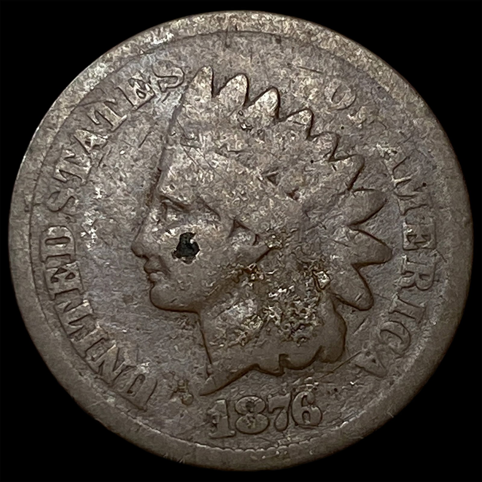 1876 Indian Head Cent NICELY CIRCULATED: 1876 Indian Head Cent NICELY CIRCULATED