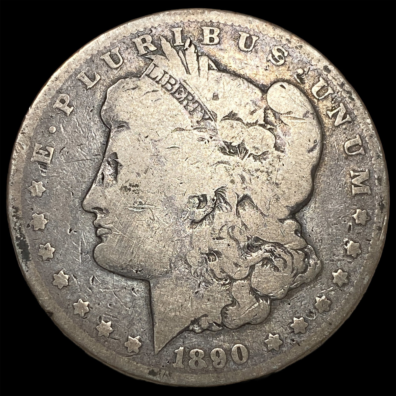 1890-CC Silver Morgan Dollar NICELY CIRCULATED: 1890-CC Silver Morgan Dollar NICELY CIRCULATED