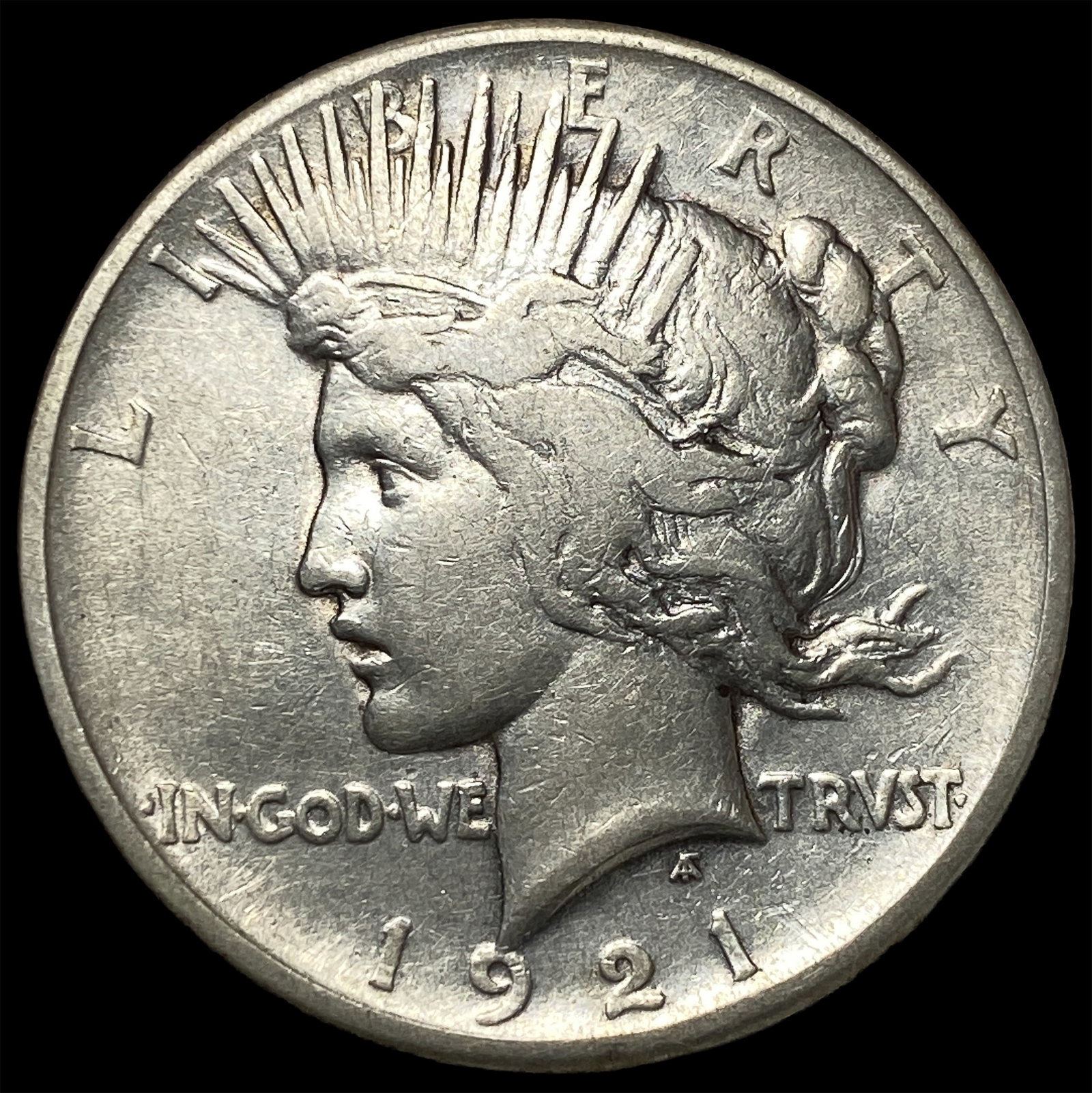 1921 Silver Peace Dollar LIGHTLY CIRCULATED: 1921 Silver Peace Dollar LIGHTLY CIRCULATED