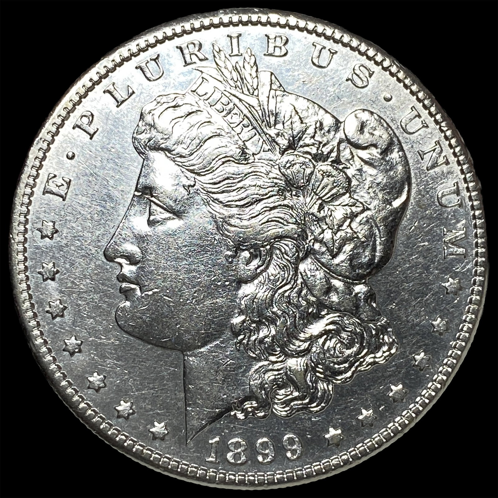 1899-S Silver Morgan Dollar CLOSELY UNCIRCULATED: 1899-S Silver Morgan Dollar CLOSELY UNCIRCULATED
