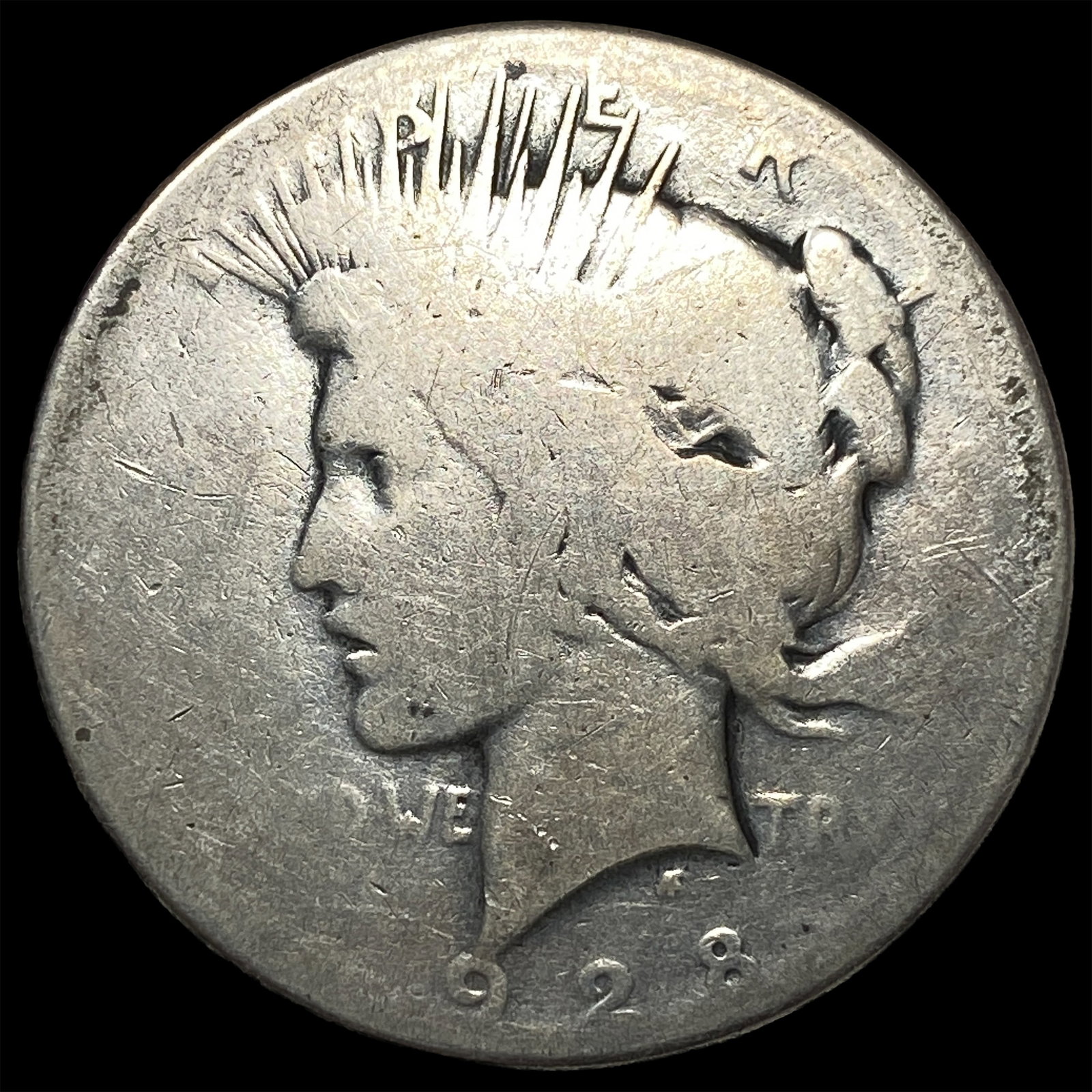 1928 Peace Silver Dollar NICELY CIRCULATED: 1928 Peace Silver Dollar NICELY CIRCULATED