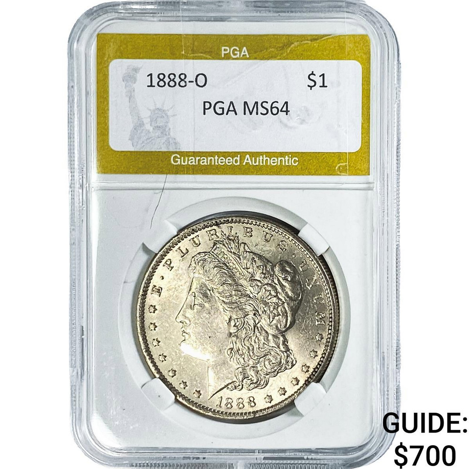 1888-O Morgan Silver Dollar PGA MS64 (1 of 2)