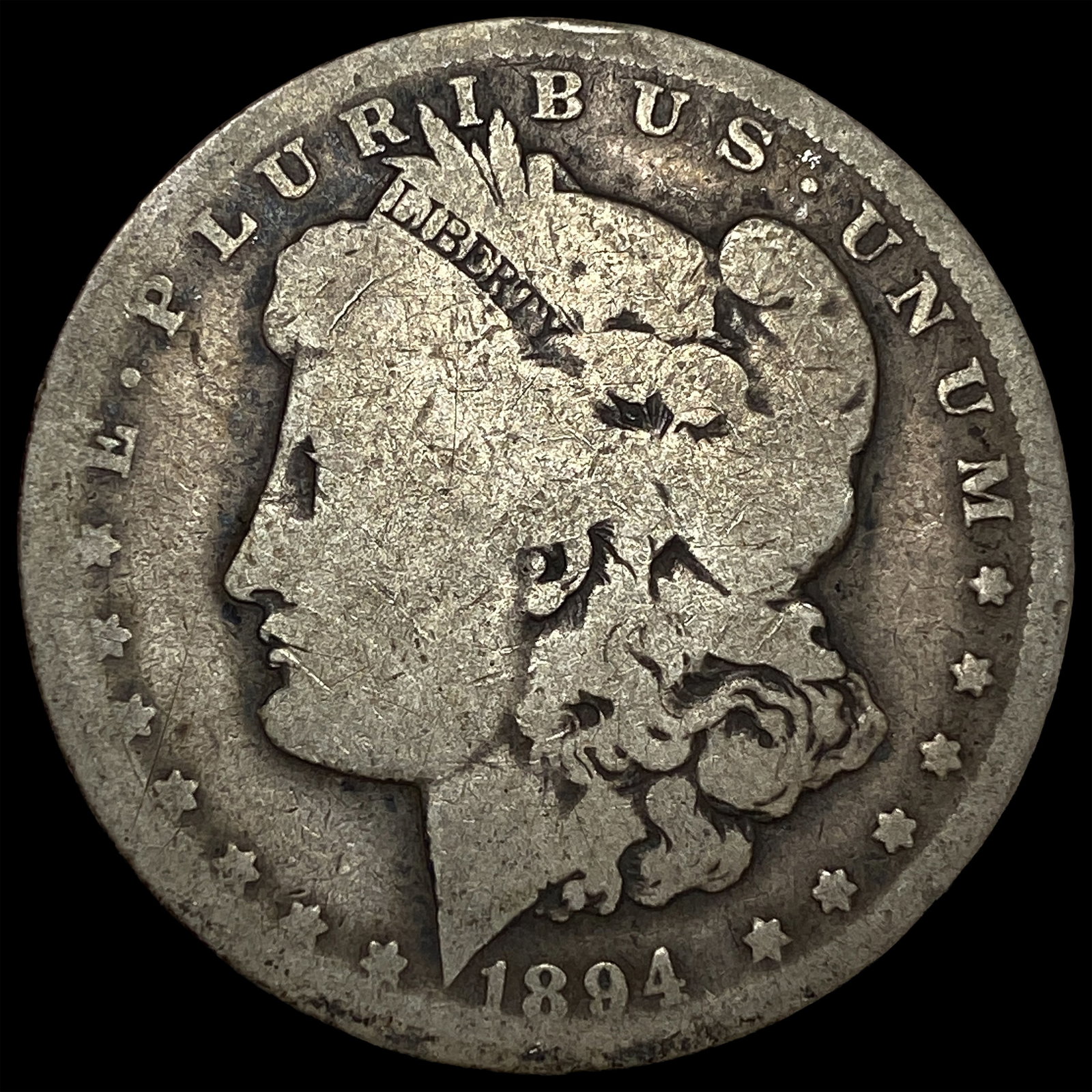 1894-O Silver Morgan Dollar NICELY CIRCULATED: 1894-O Silver Morgan Dollar NICELY CIRCULATED