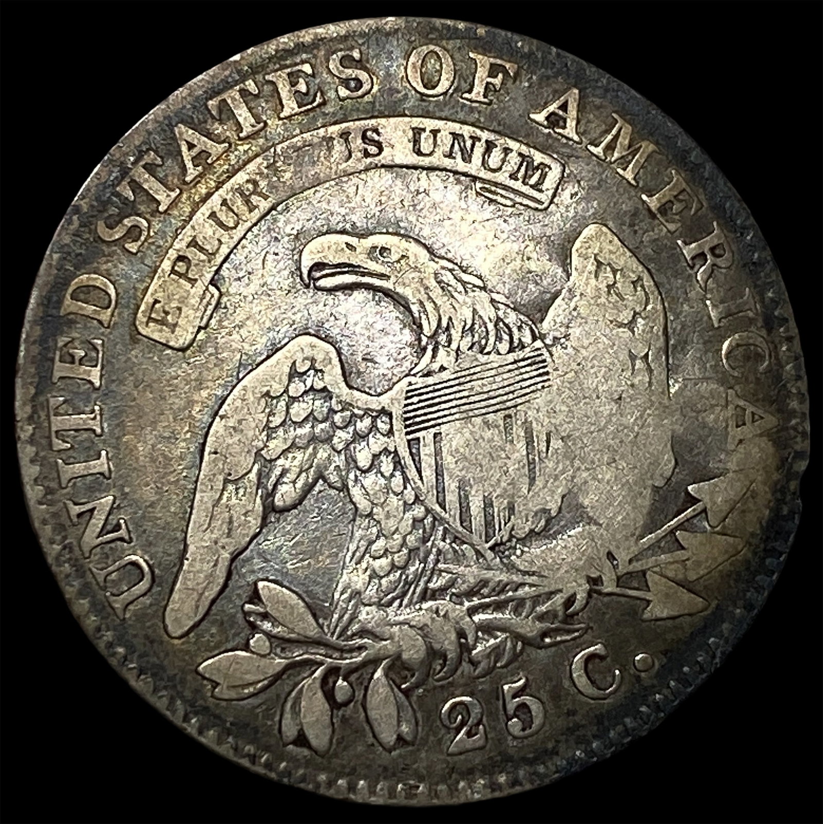 1821 Capped Bust Quarter NEARLY UNCIRCULATED - 2
