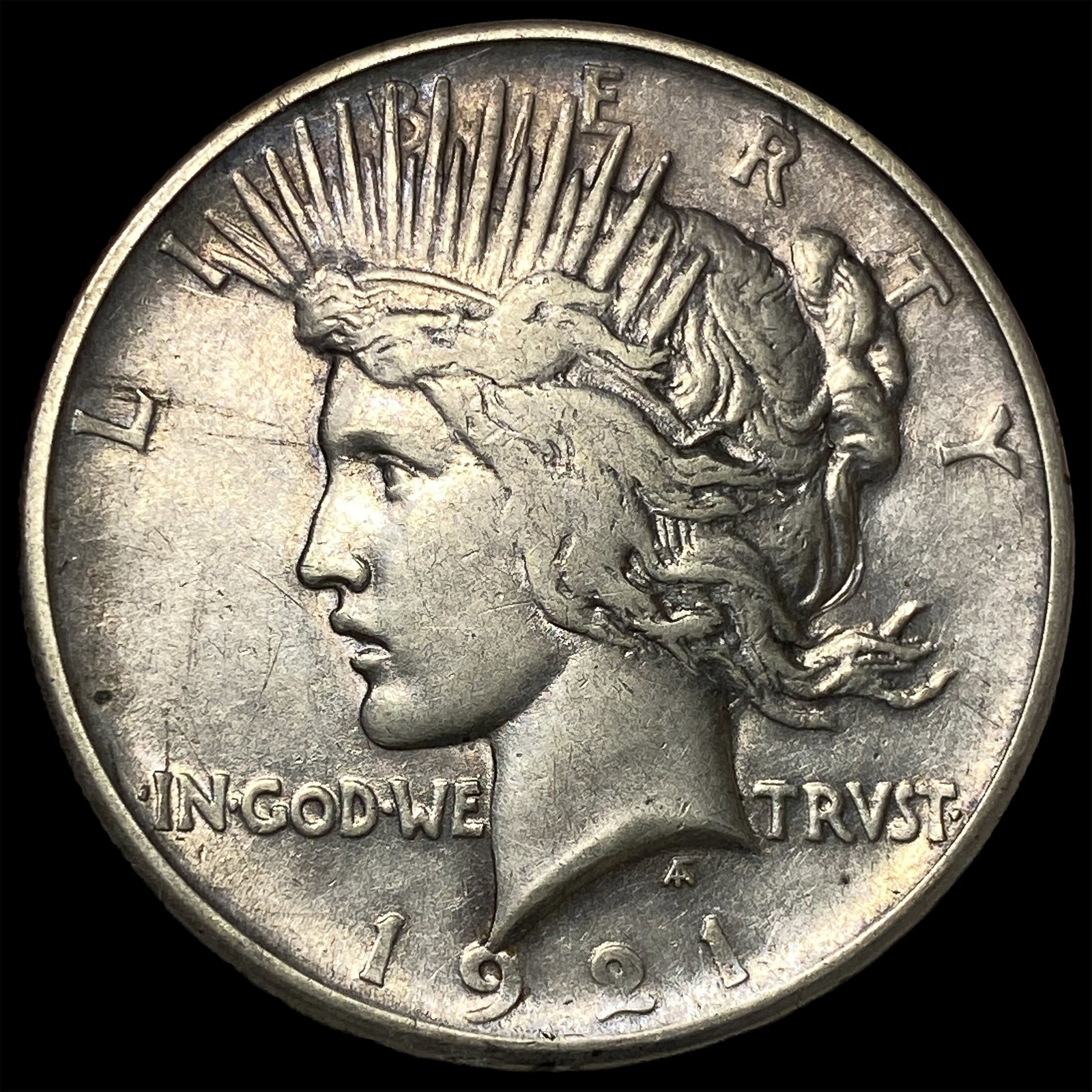 1921 Silver Peace Dollar NEARLY UNCIRCULATED: 1921 Silver Peace Dollar NEARLY UNCIRCULATED