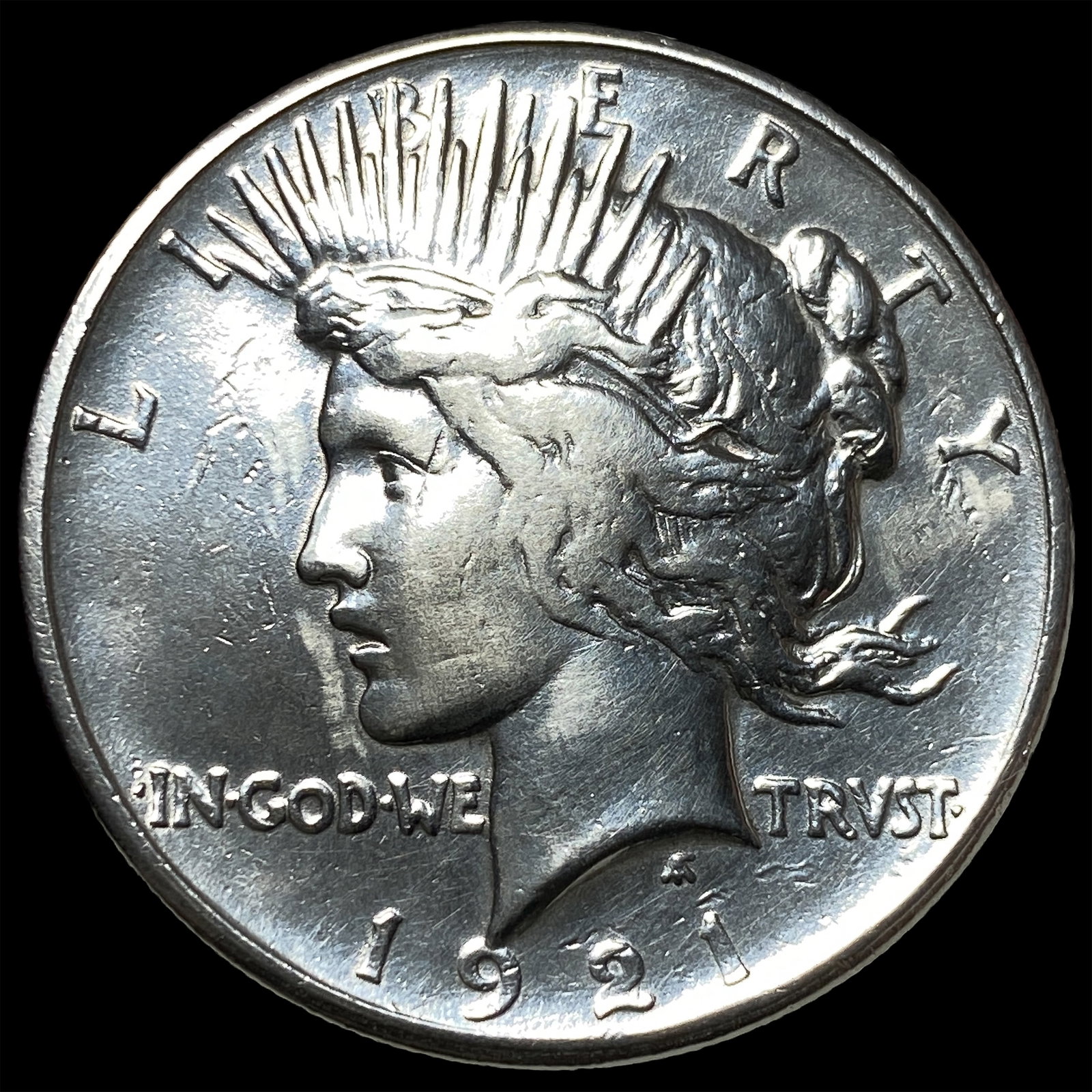 1921 Silver Peace Dollar LIGHTLY CIRCULATED: 1921 Silver Peace Dollar LIGHTLY CIRCULATED