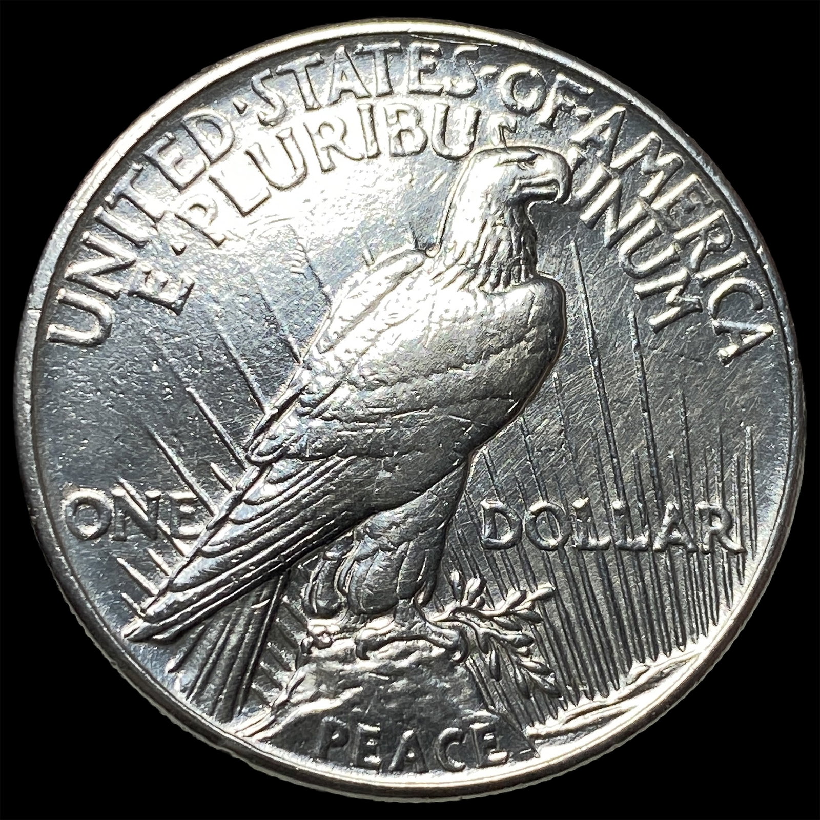 1921 Silver Peace Dollar LIGHTLY CIRCULATED - 2