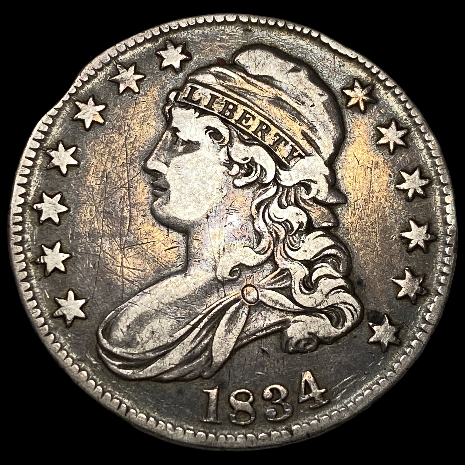 1834 Capped Bust Half Dollar HIGH GRADE: 1834 Capped Bust Half Dollar HIGH GRADE