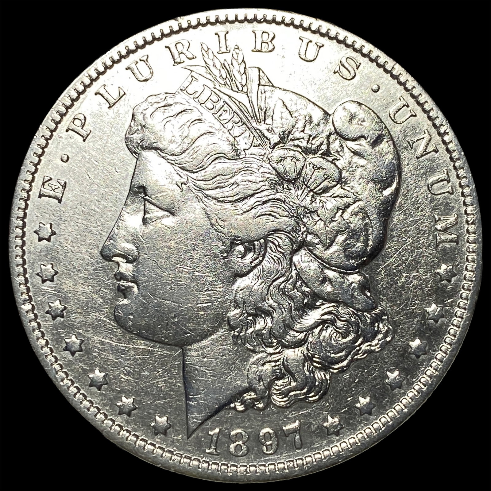 1897-O Silver Morgan Dollar CLOSELY UNCIRCULATED: 1897-O Silver Morgan Dollar CLOSELY UNCIRCULATED